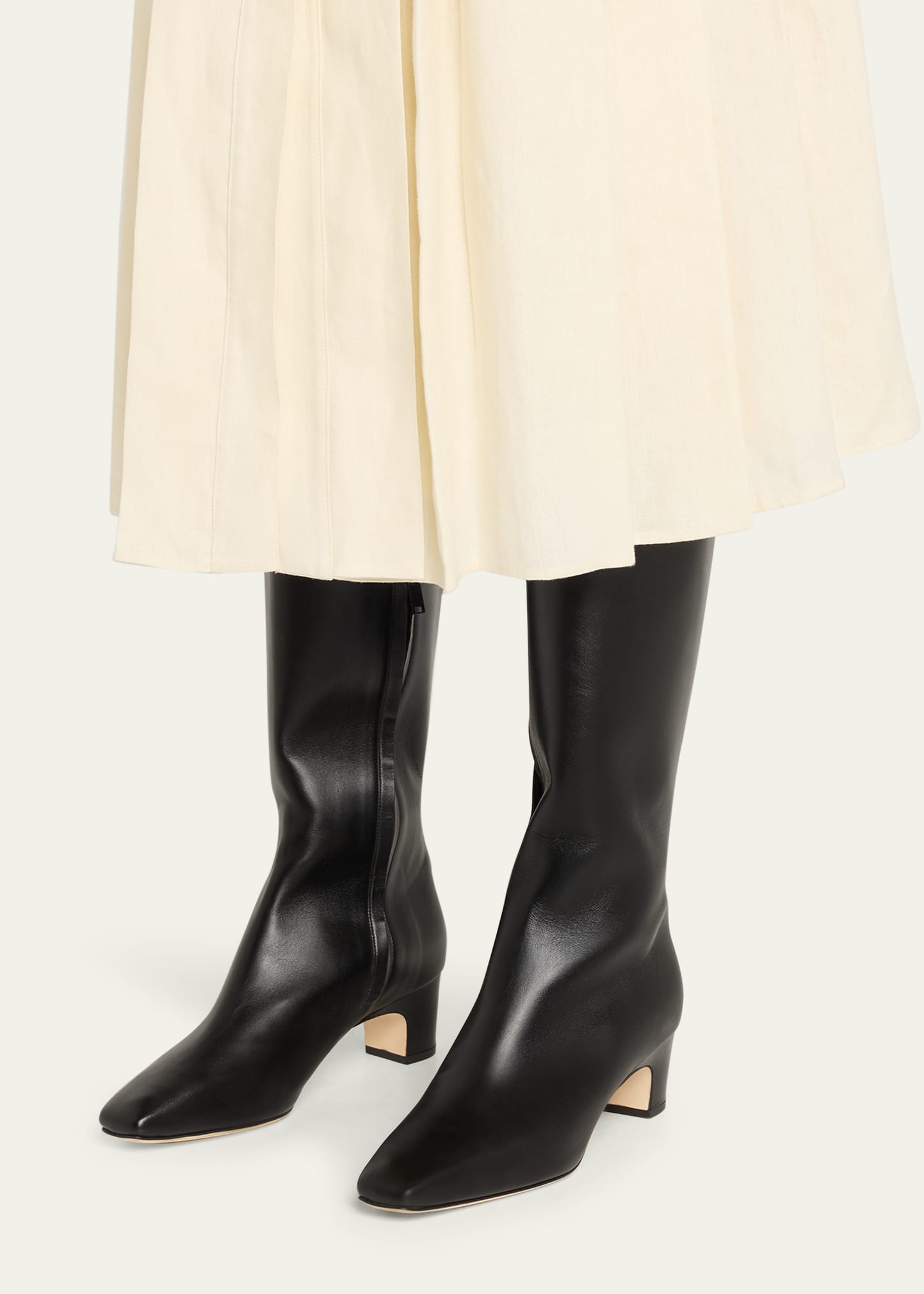 Manolo Blahnik Ofara Knee-High Leather Boots - Bergdorf Goodman