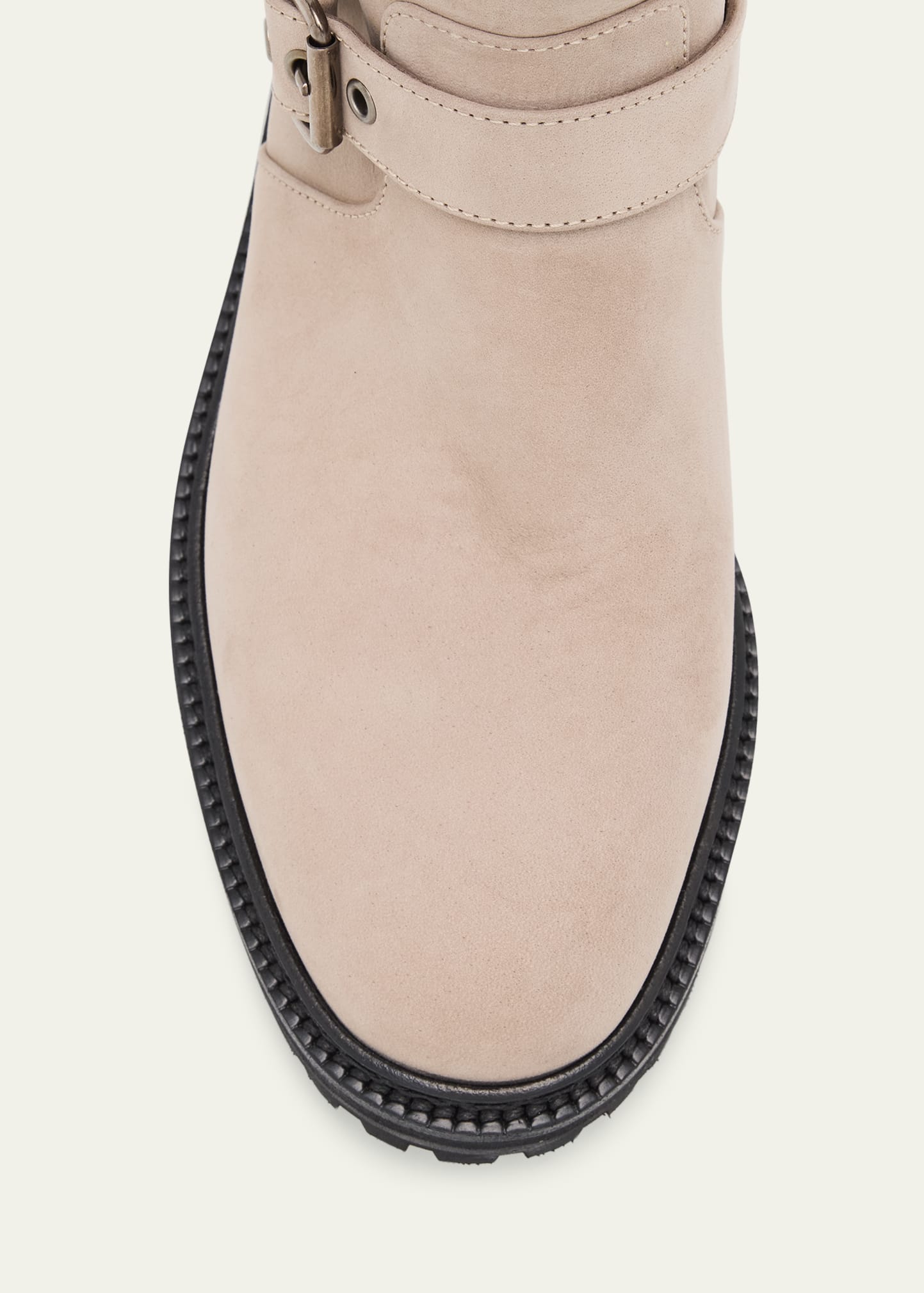 Manolo Blahnik Sulaltrosa Nubuck Lug-Sole Boots - Bergdorf Goodman