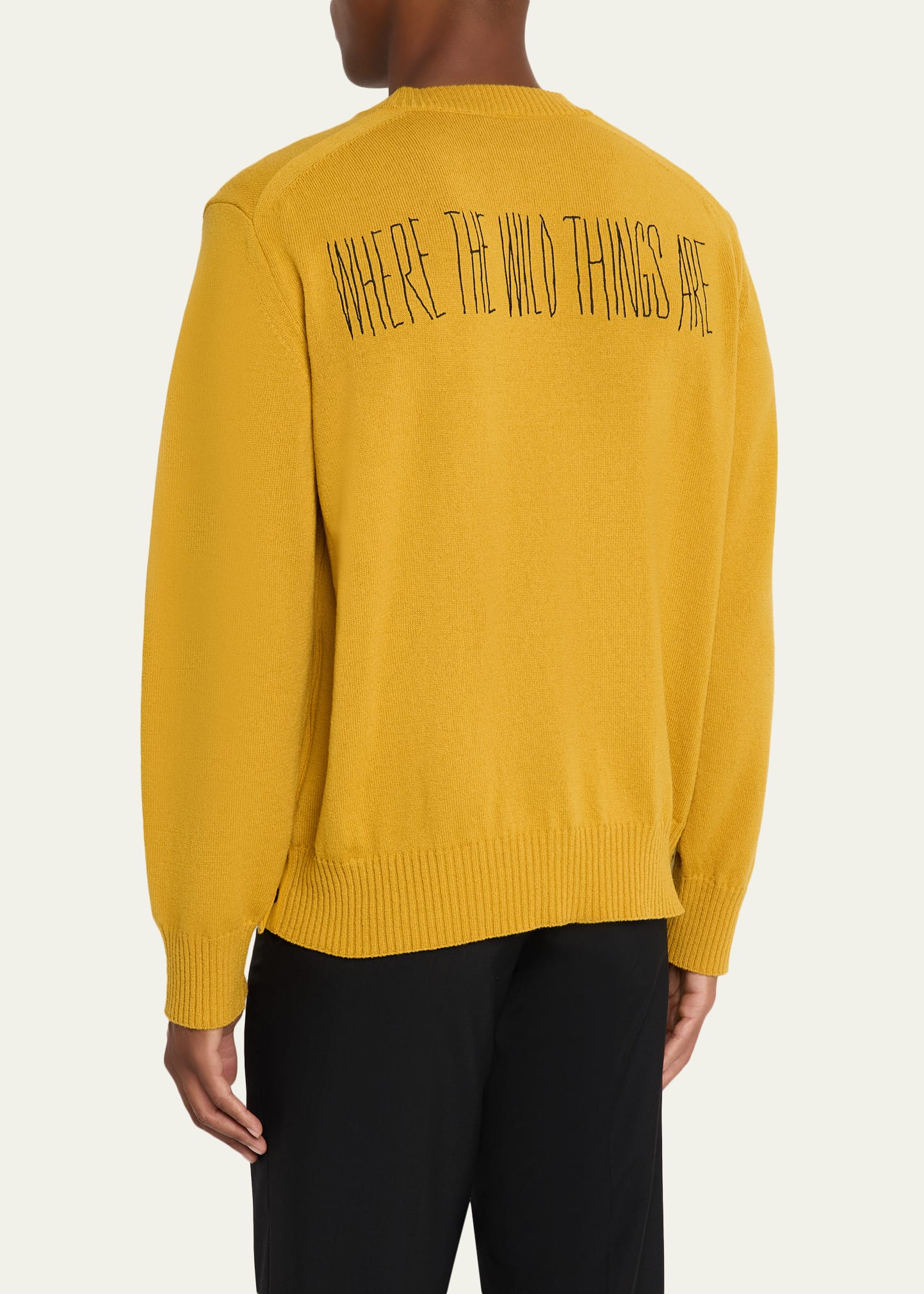 【美品】  sacai / サカイ | 2025AW | WHERE THE WILD THINGS ARE Wool Knit Pullover / ウール プルオーバー ニット セーター | 0 | マスタード | レディース SACAI WHERE THE WILD THINGS ARE Wool Knit Pullover 25-01001S