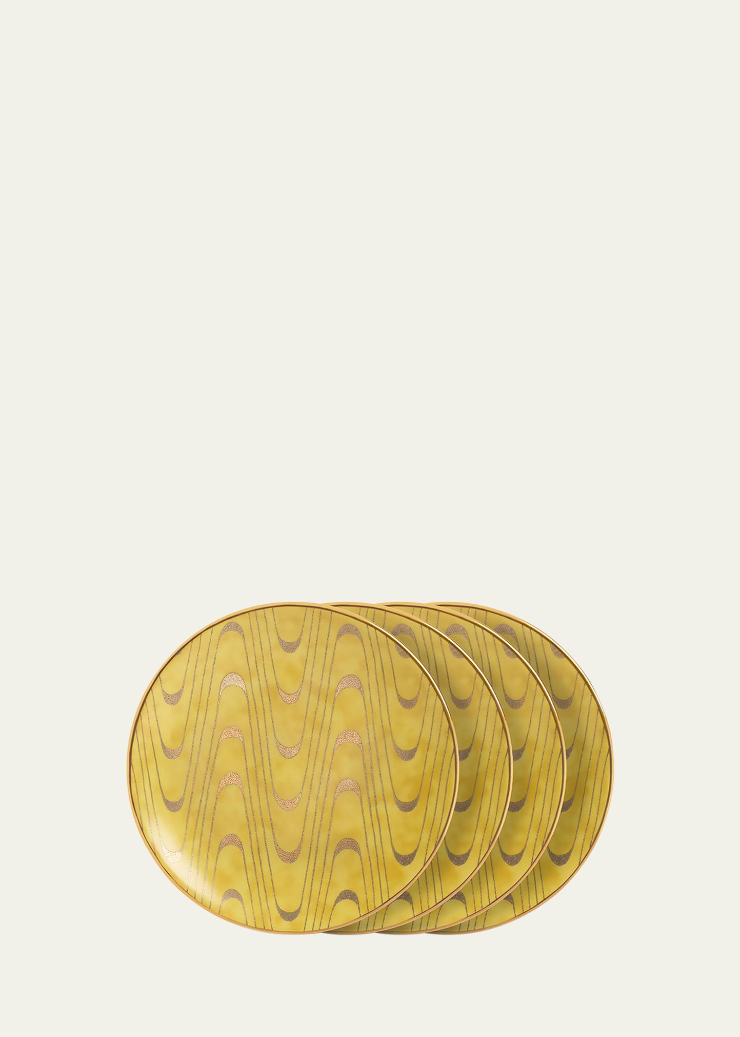 x Fortuny Apollo Canape Plates, Set of 4