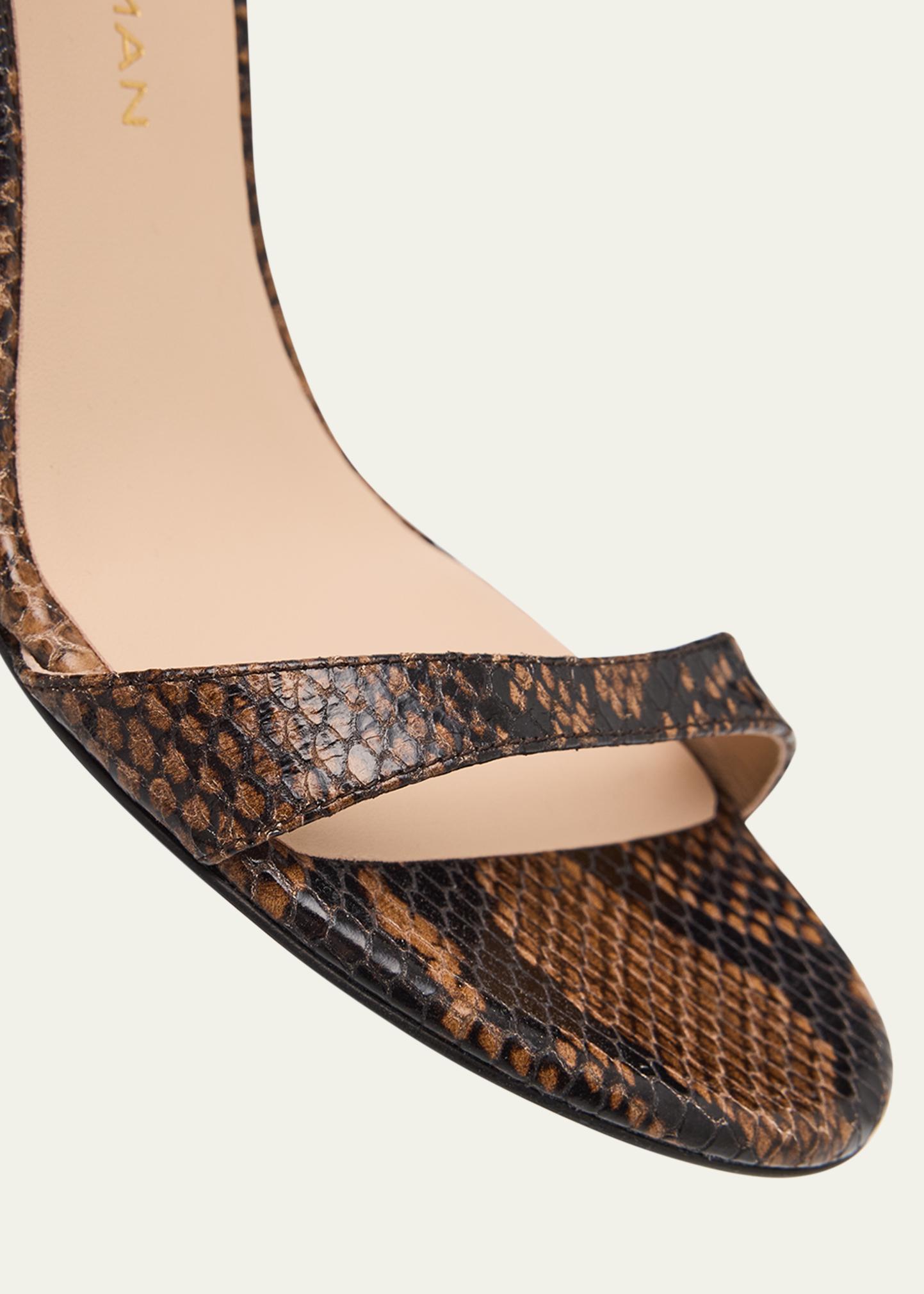 GOODMAN ?? MEN\'S GREY REAL SNAKE SKIN FLAT COMFORT SUMMER SANDALS Amazon.com | Cole Haan Men main image 3