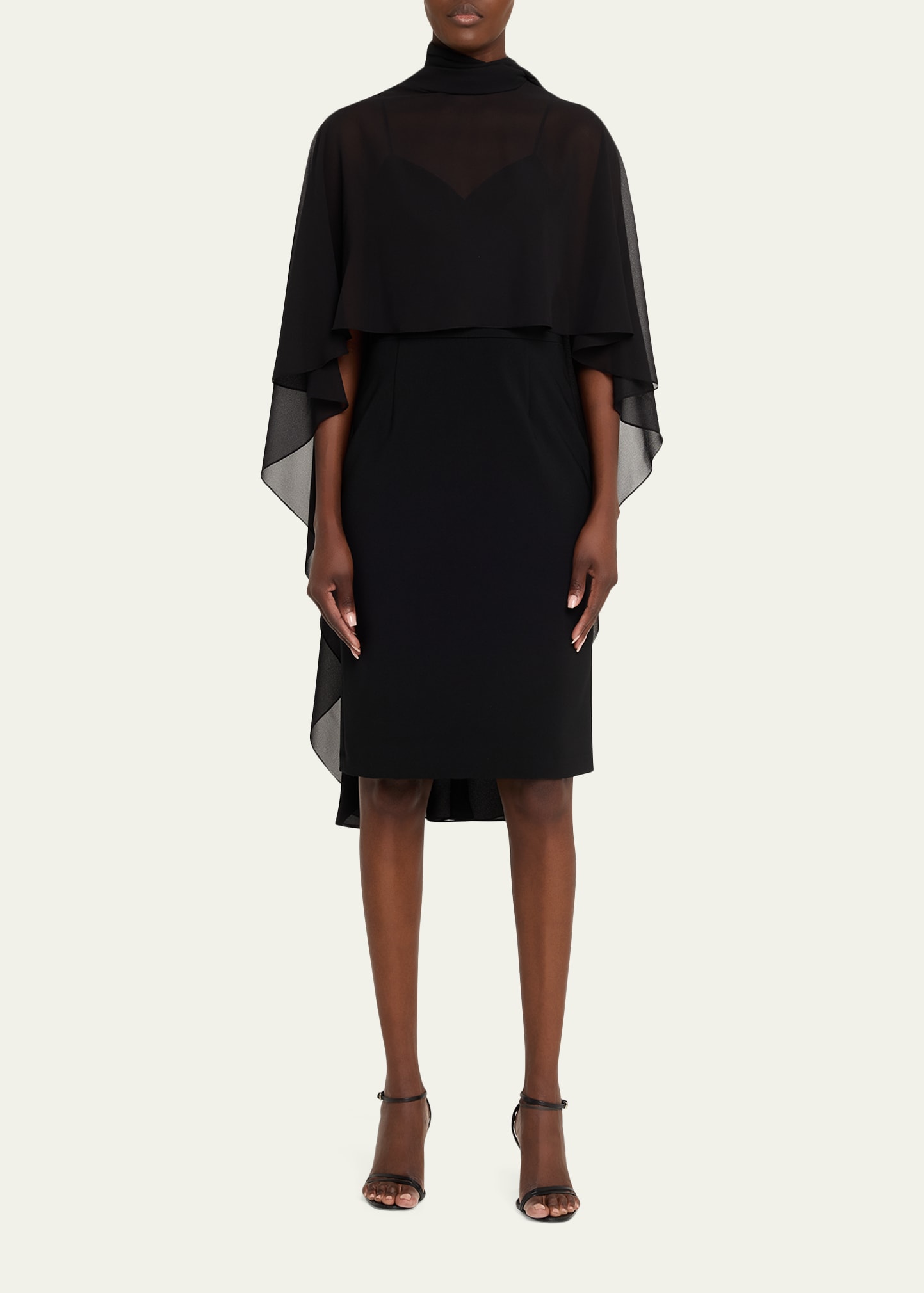 alex evenings velvet dress Alex Evenings Velvet Sheath Gown with Stretch Taffeta Twisted Off the Shoulder Neckline Black / 14 main image 1
