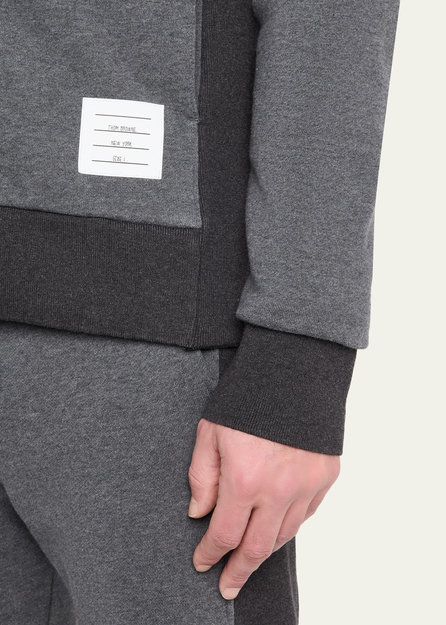 Thom Browne Men's Cotton 4-Bar Stripe Full-Zip Hoodie - Bergdorf