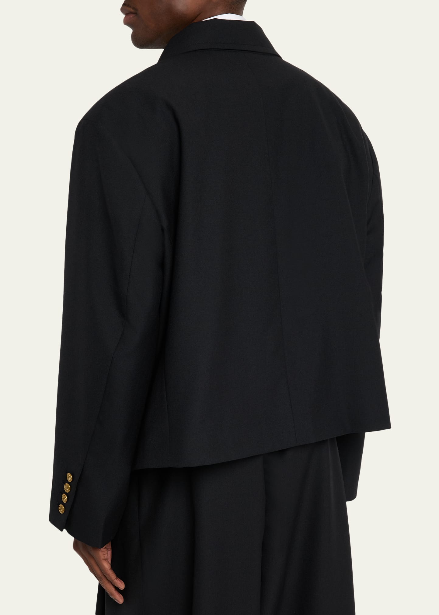 Willy Chavarria Men's Box Cutter Wool Jacket - Bergdorf Goodman