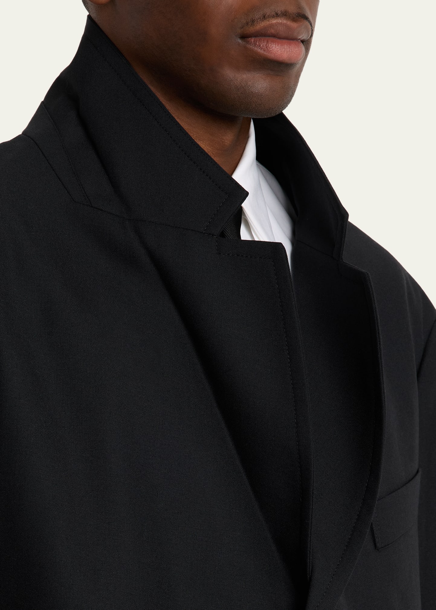 Willy Chavarria Men's Box Cutter Wool Jacket - Bergdorf Goodman