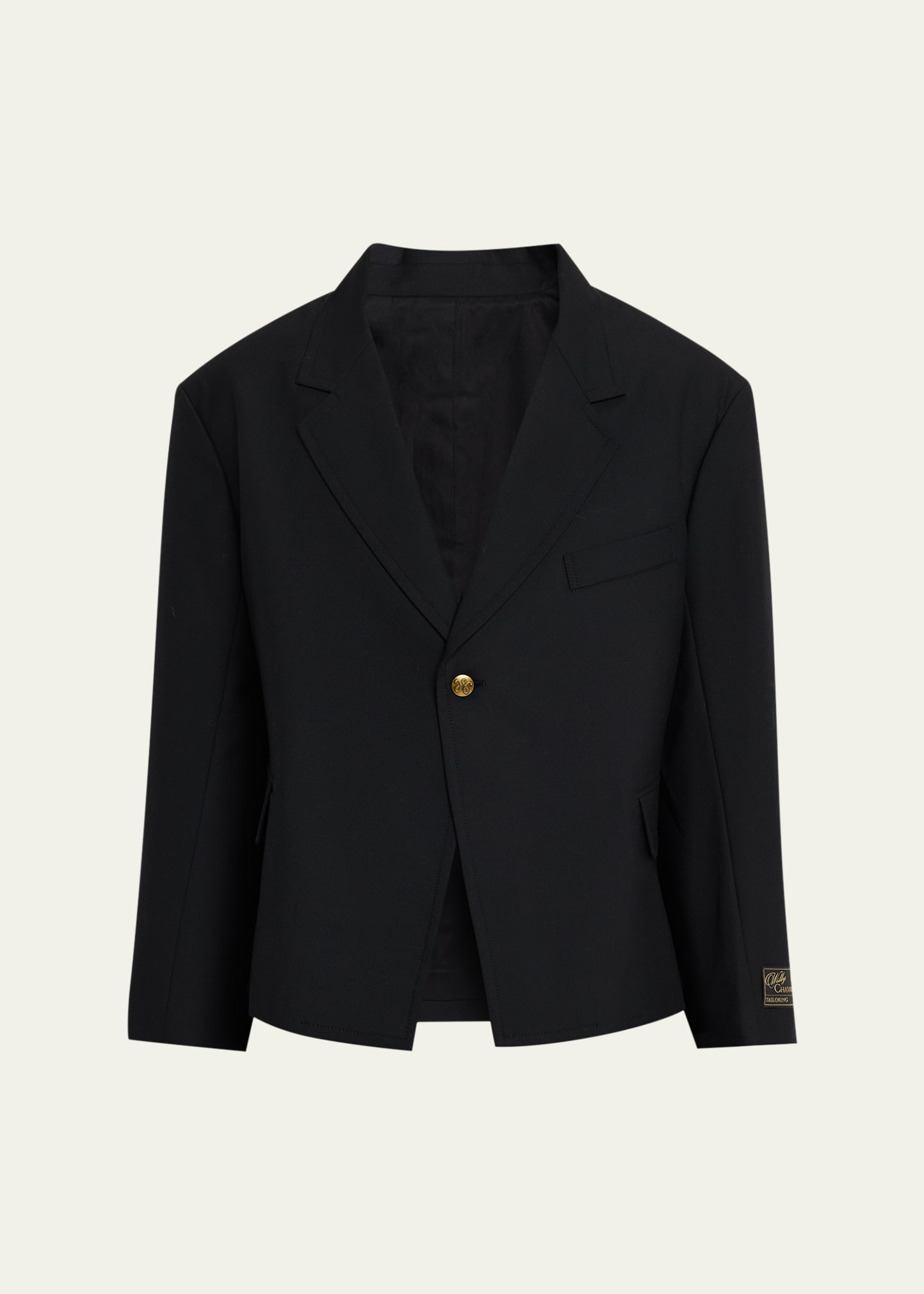 Willy Chavarria Men's Box Cutter Wool Jacket - Bergdorf Goodman