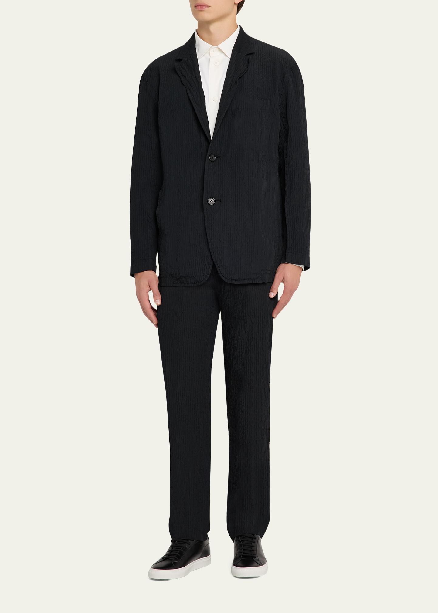 IM MEN Men's Shrink Dye Flat-Front Pants - Bergdorf Goodman