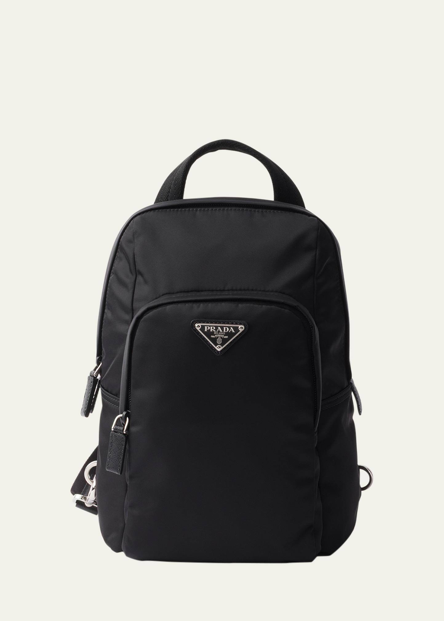 Prada Men's Small Nylon Crossbody Backpack - Bergdorf Goodman
