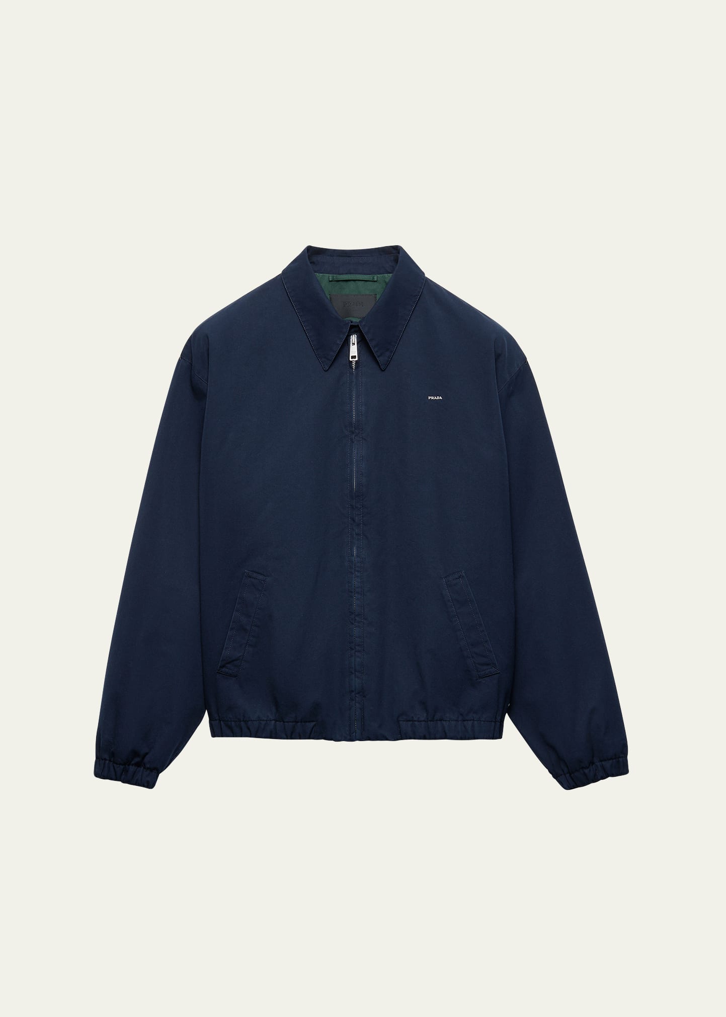 PRADA＊Cropped poplin jacket ポプリン ジャケット＊送料込 Cord Cropped poplin jacket | PRADA