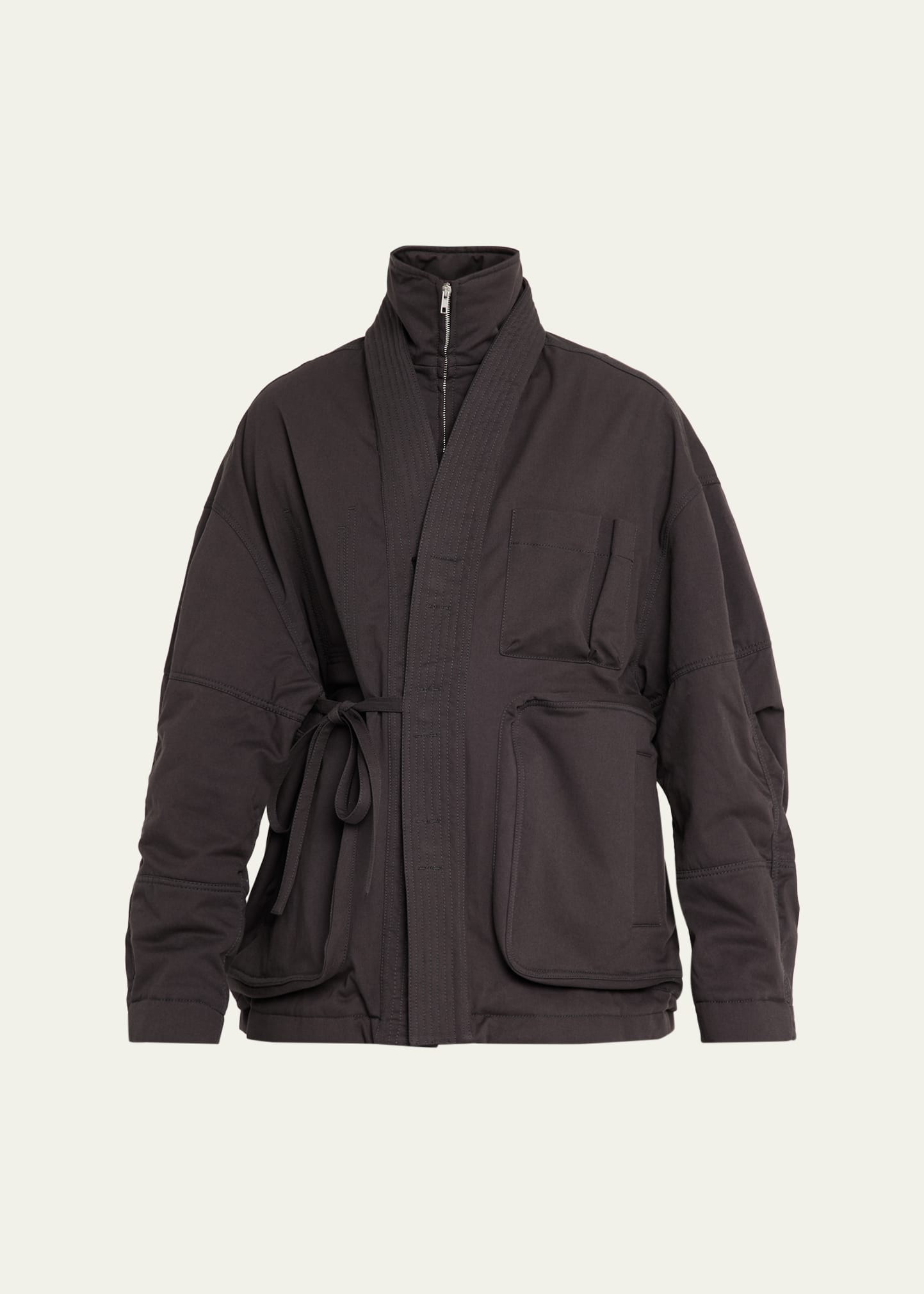 MORDECAI Men's Full-Zip Layered Kimono Jacket - Bergdorf Goodman