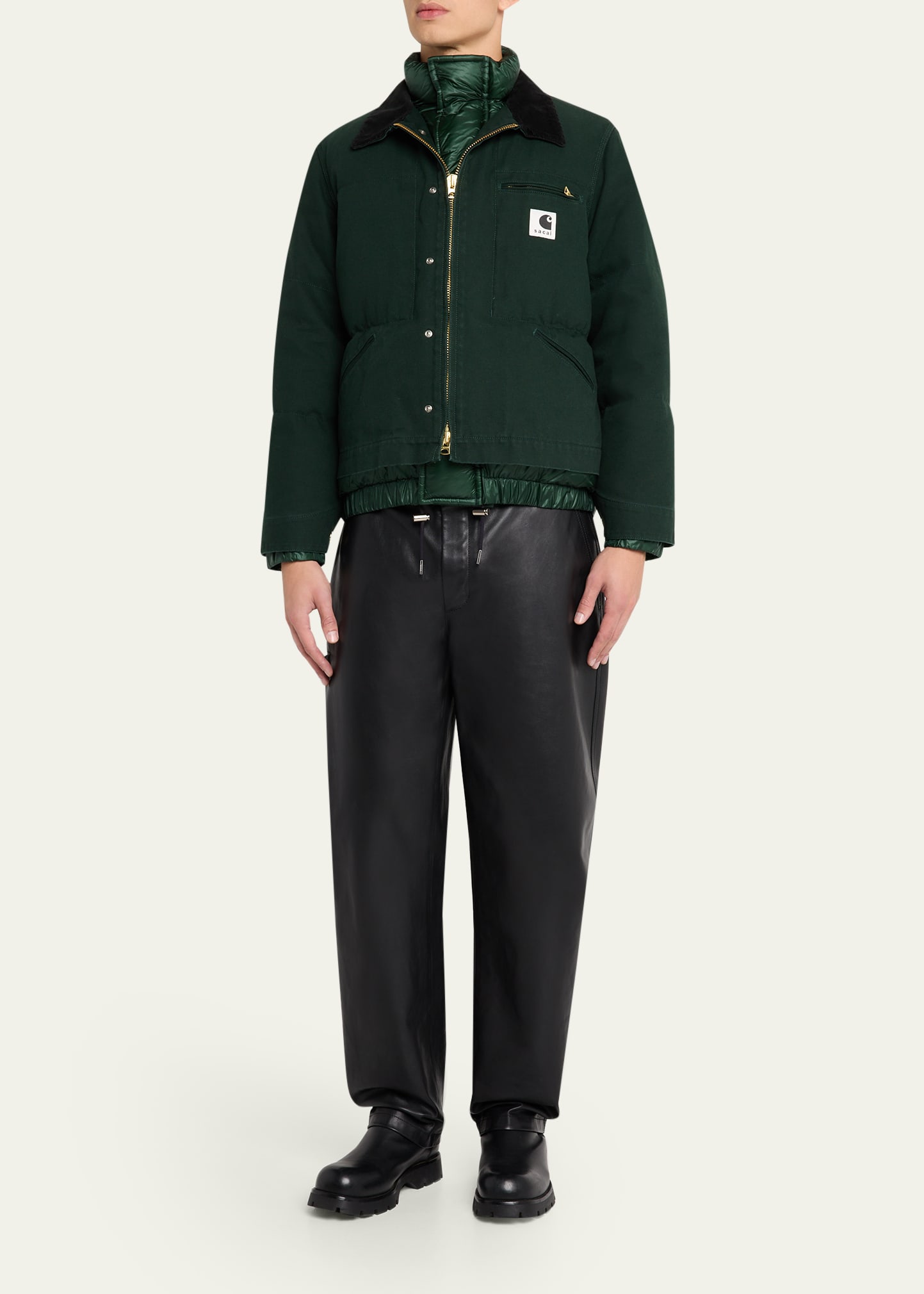 ジャケット・アウター sacai Carhartt Washed Duck Puffer Jacket 25-03858M-001_V1.jpg?v=