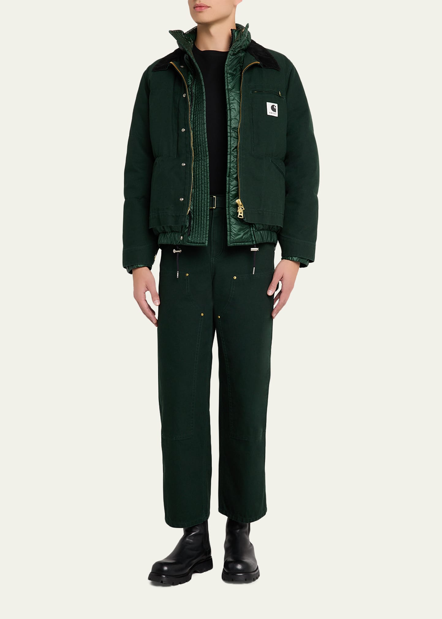 SACAI x CARHARTT WIP Men's Duck Denim Carpenter Pants - Bergdorf