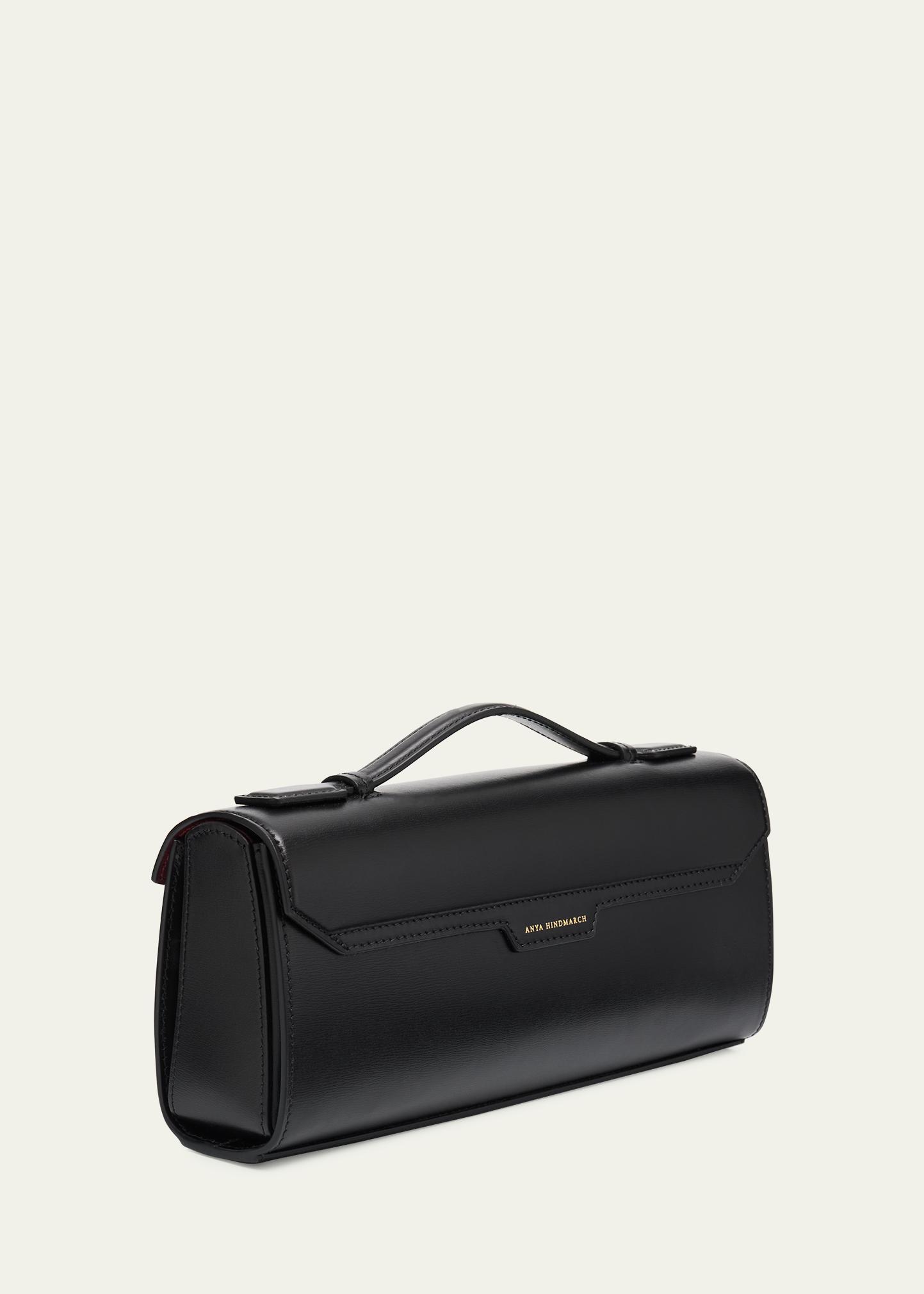 Anya Hindmarch Mortimer Boxy Leather Clutch Bag - Bergdorf Goodman