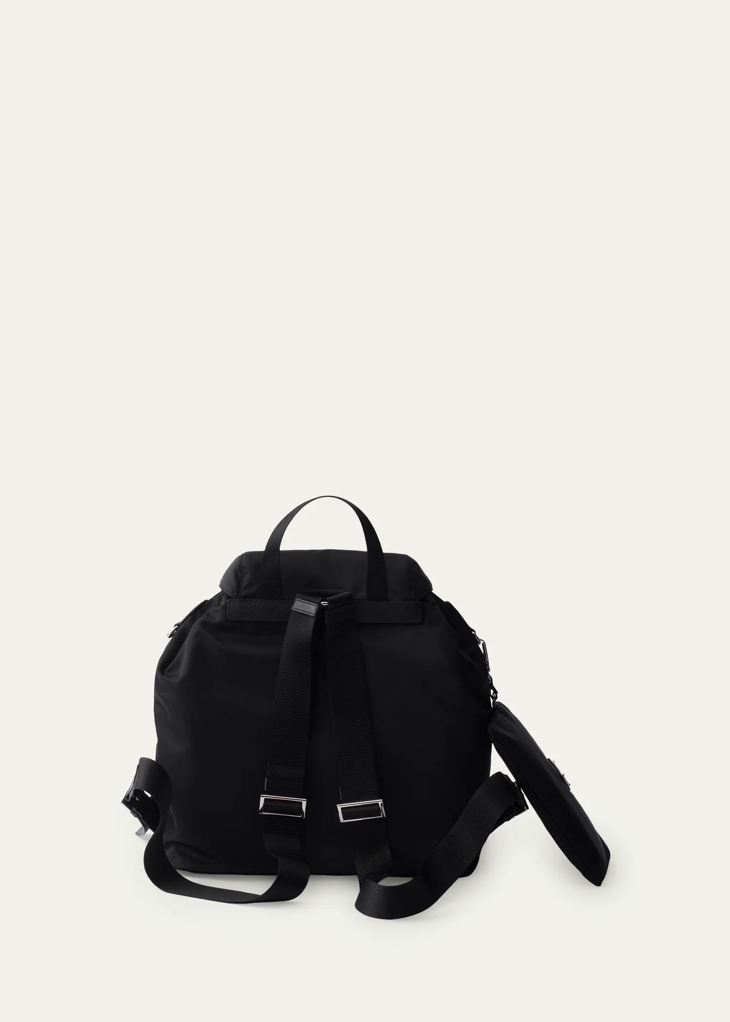 Prada Vela Leather-Trim Re-Nylon Backpack - Bergdorf Goodman