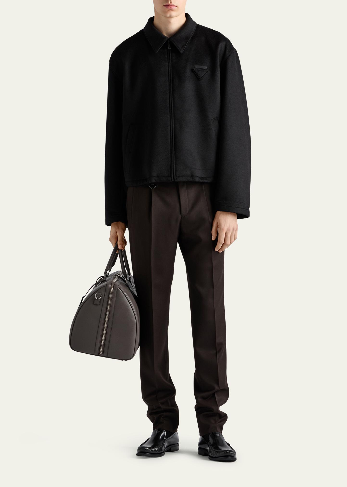 Prada Men's Cashgora Zip-Up Jacket - Bergdorf Goodman