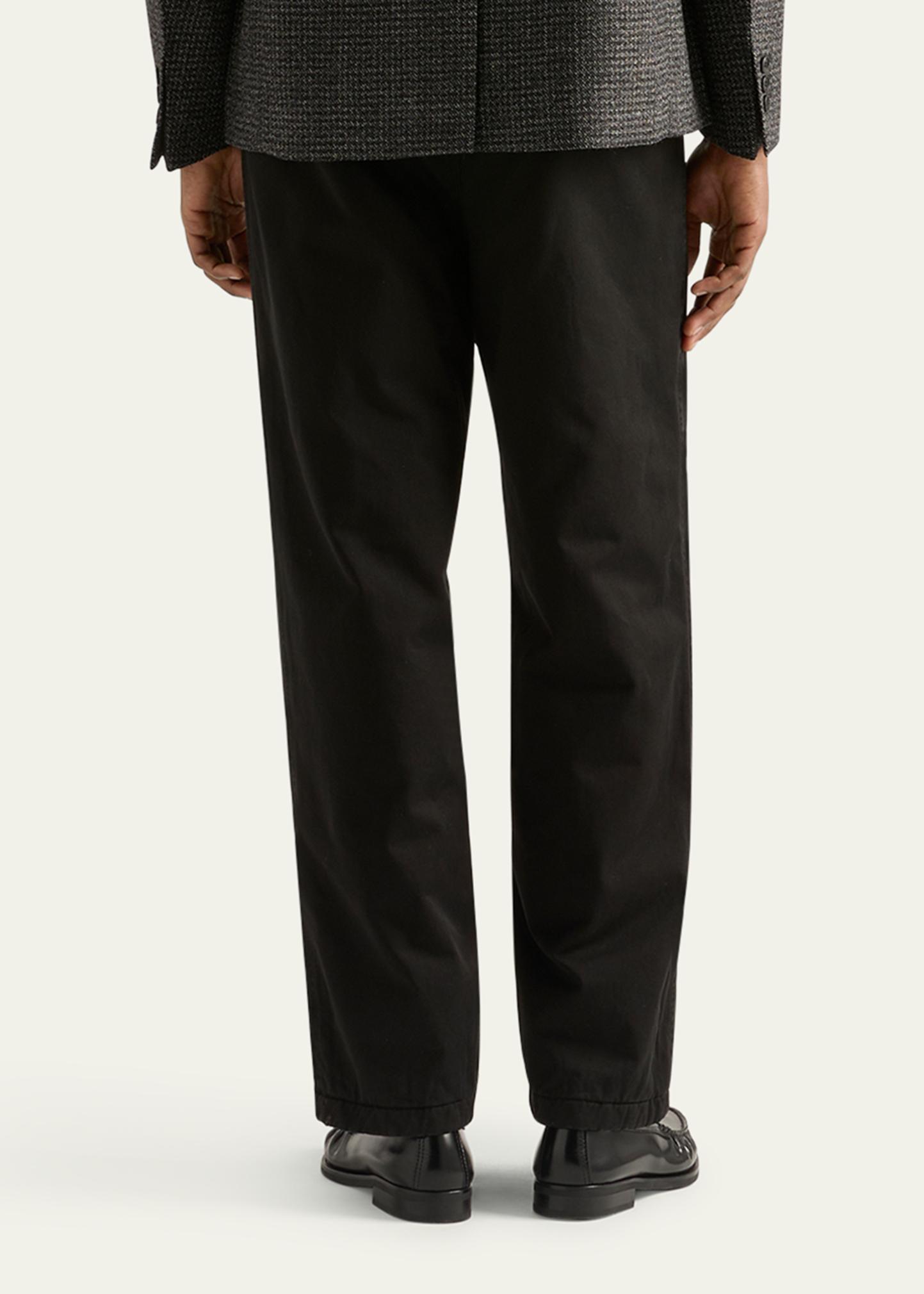Prada Men's Cotton Gabardine Flat-Front Pants - Bergdorf Goodman