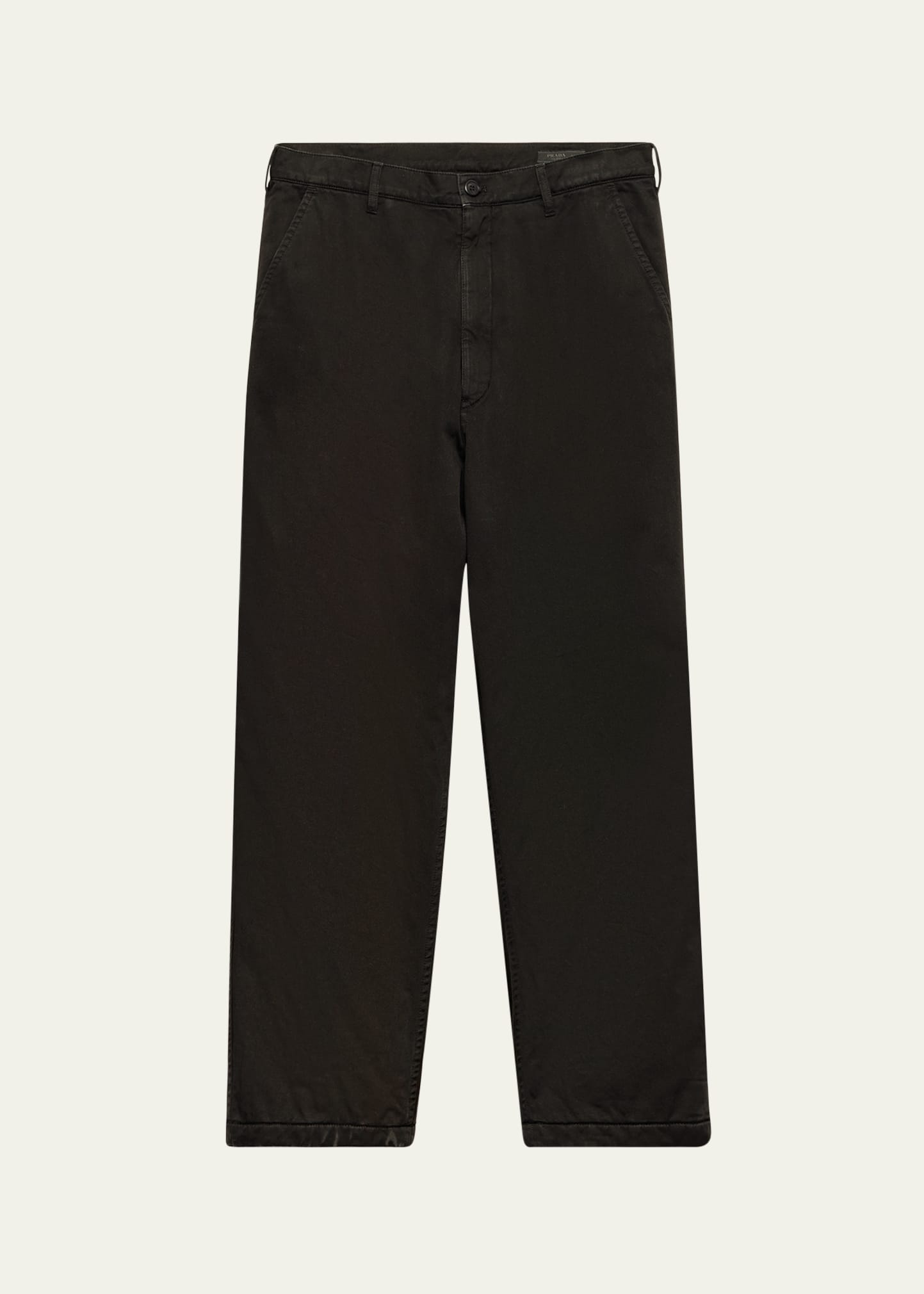 Prada Men's Cotton Gabardine Flat-Front Pants - Bergdorf Goodman