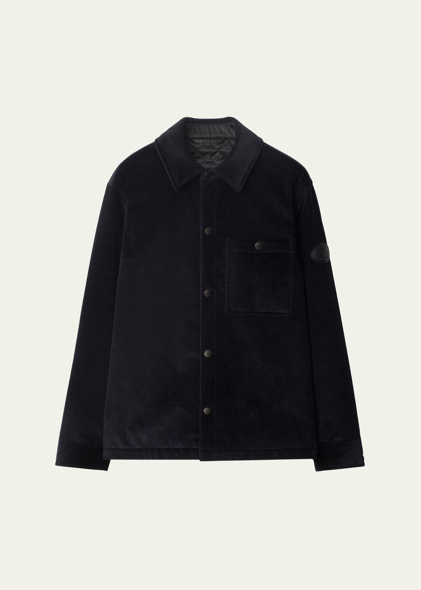 Burberry Men's Corduroy Knight Stamp Chore Jacket - Bergdorf Goodman