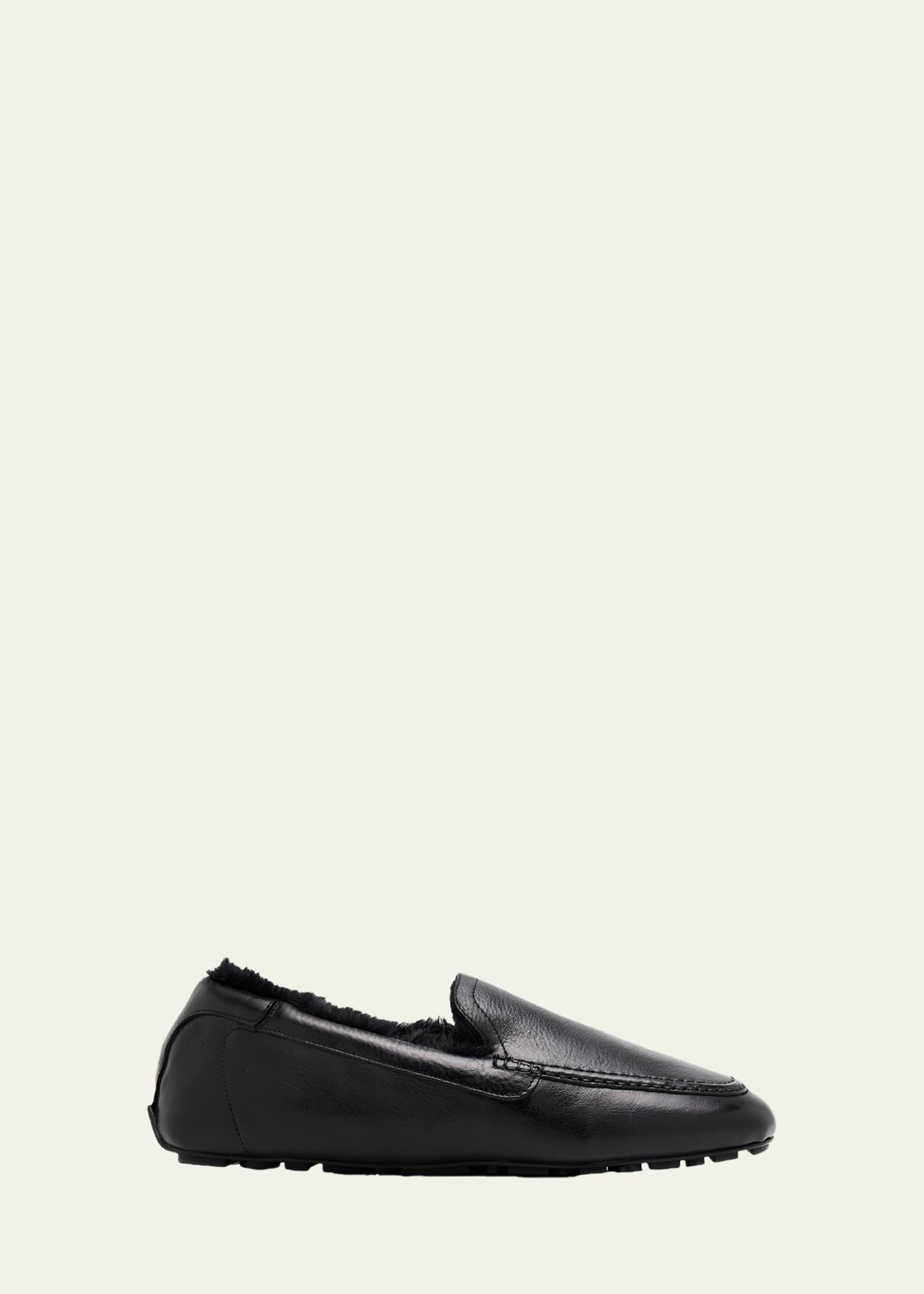 Aquatalia Men\'s Black Suede Driving Loafers Blake – Aquatalia® main image 2