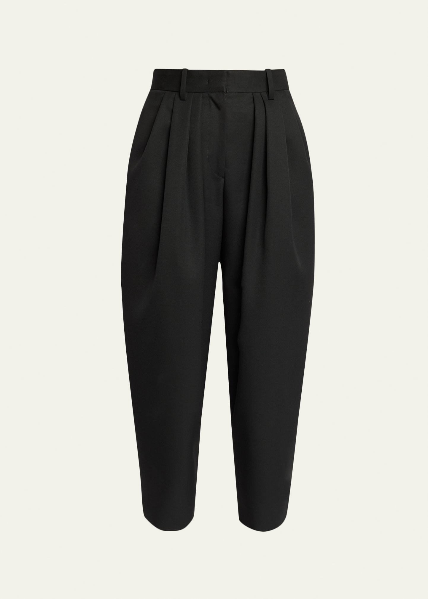 Isabel Marant Janice Pleated Wool Pants - Bergdorf Goodman