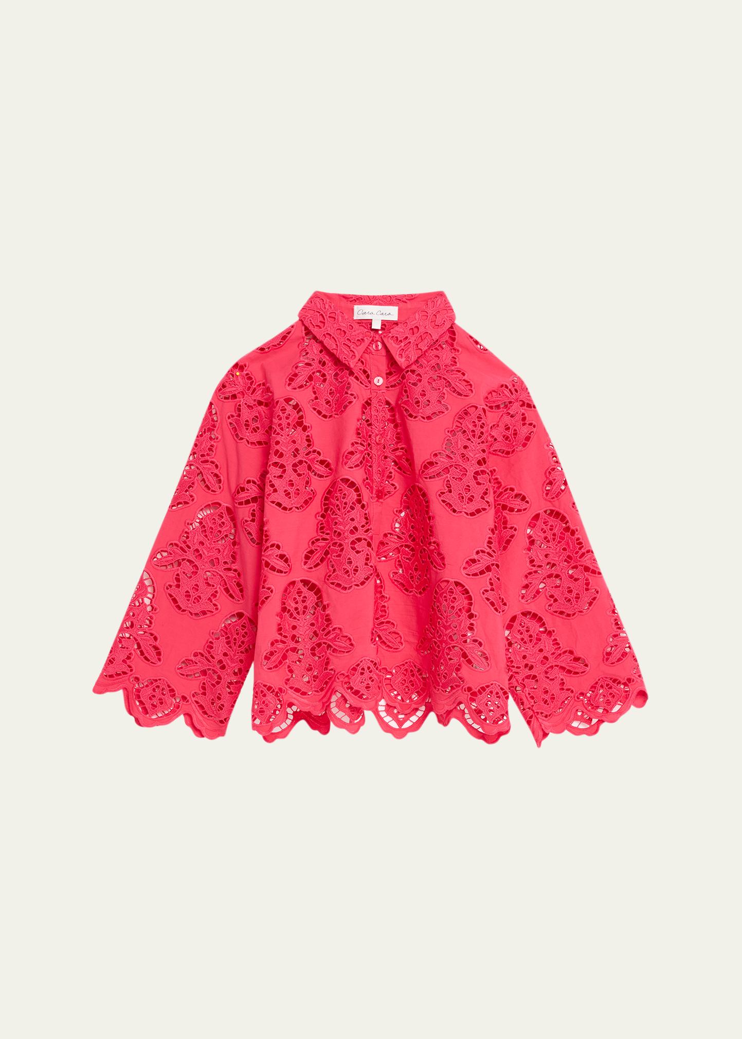 Cara Cara Erica Embroidered Top - Bergdorf Goodman