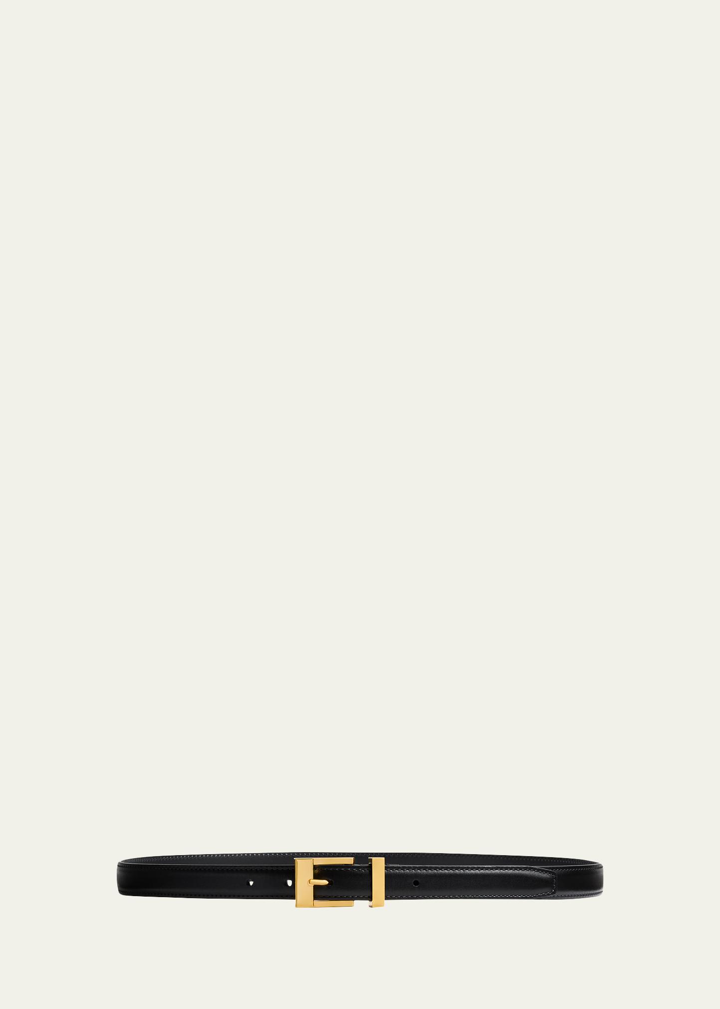 Khaite Manhattan Leather Belt, Tan KHAITE Mahattan snake-effect leather belt | NET-A-PORTER main image 4