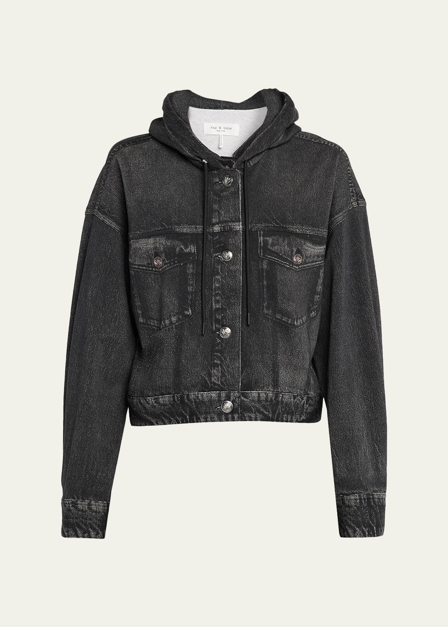 rag & bone rb Miramar Cotton-Terry Hoodie - Bergdorf Goodman