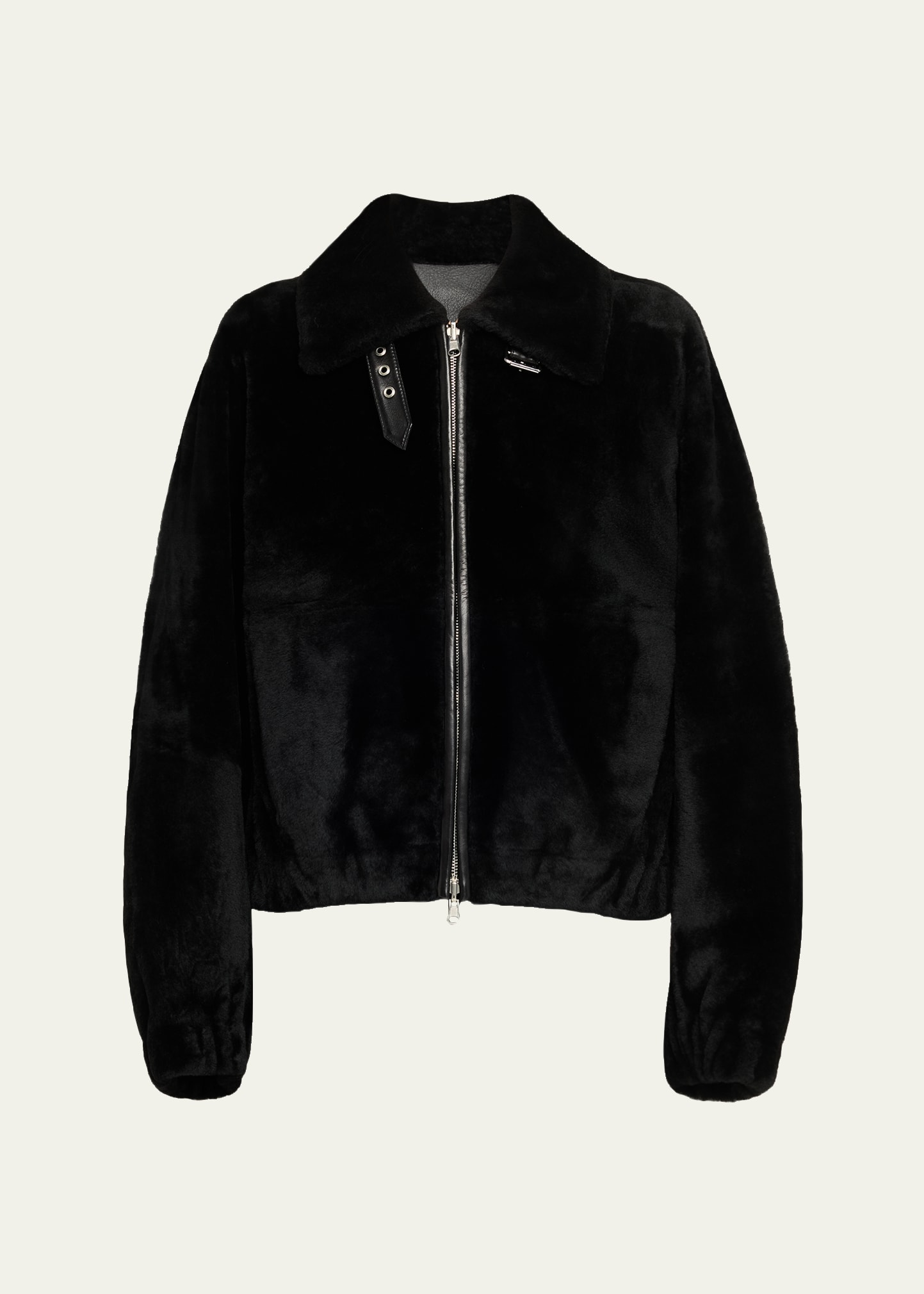 Helmut Lang Reversible Shearling Bomber Jacket - Bergdorf Goodman