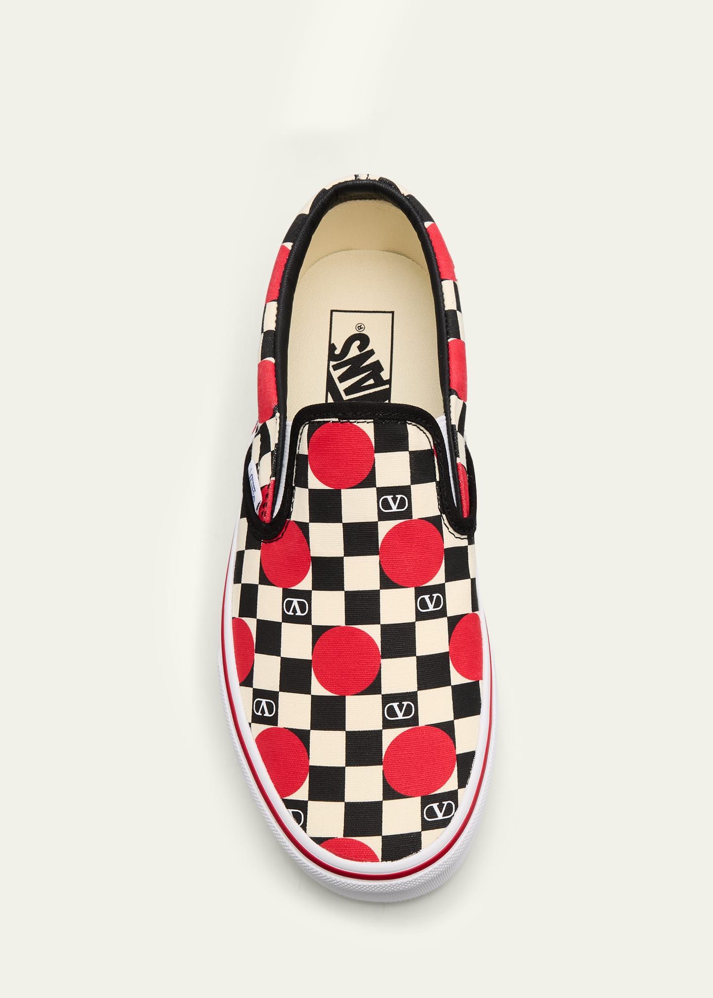 Valentino Garavani x Vans Classic Slip-On Checkerboard Shoes