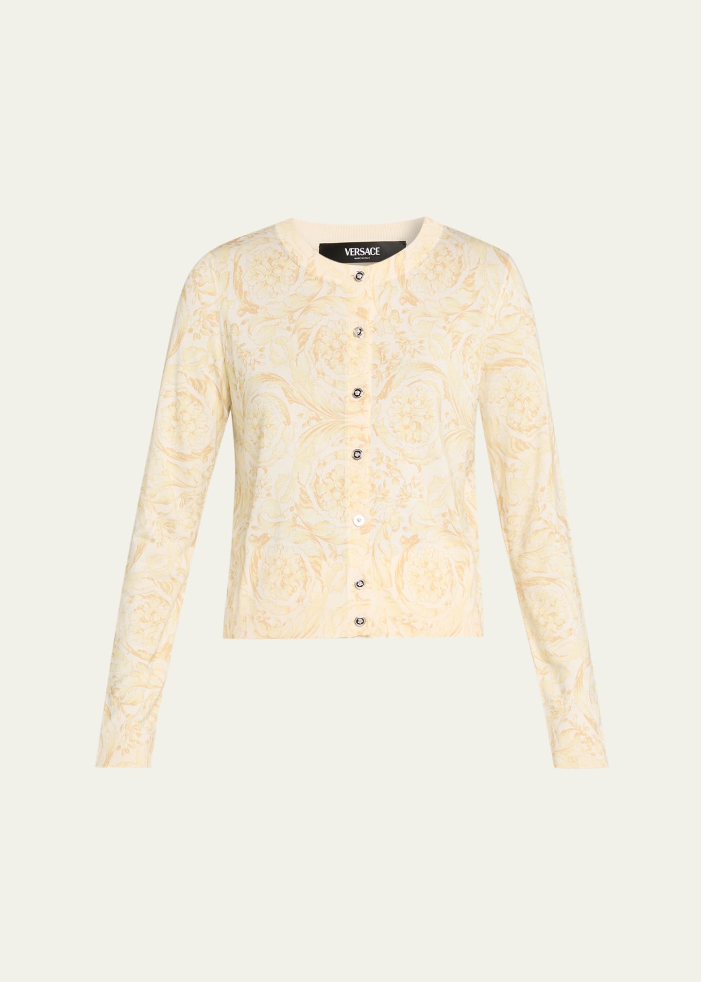 Versace Barocco '92 Knit Cardigan - Bergdorf Goodman