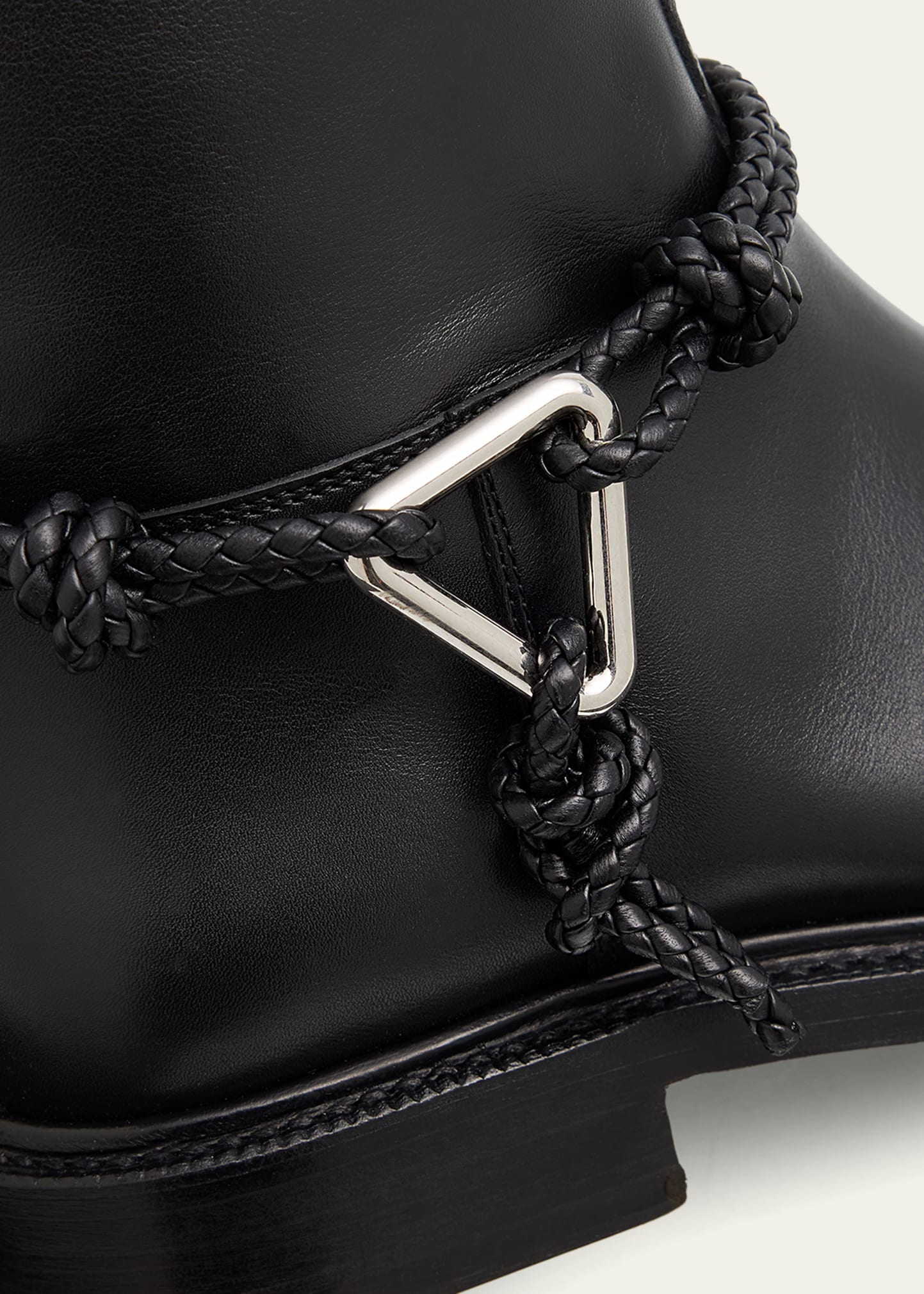 Bottega Veneta James Leather Knee-High Riding Boots - Bergdorf Goodman