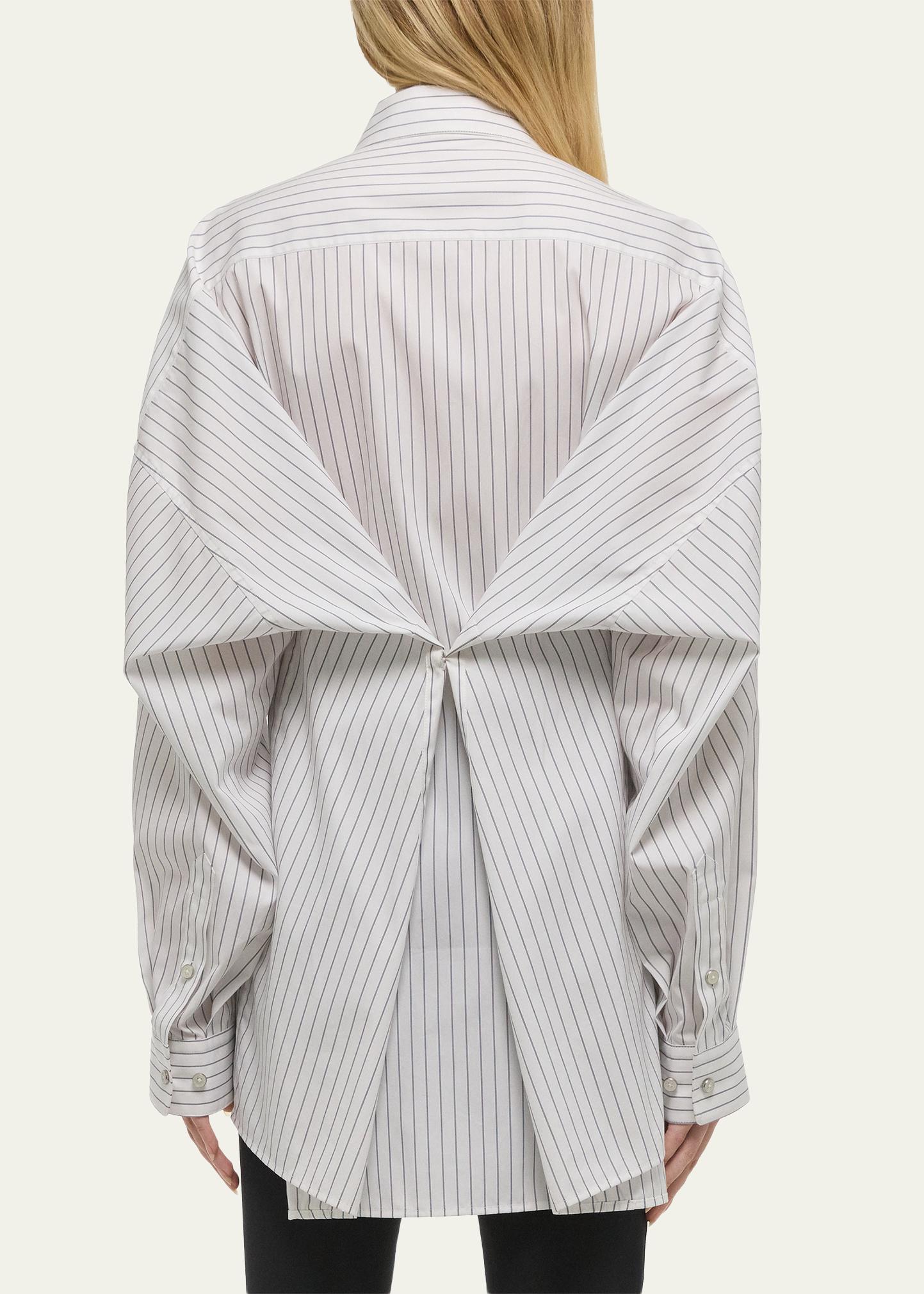 Helmut Lang Long-Sleeve Cinch Placket Shirt - Bergdorf Goodman