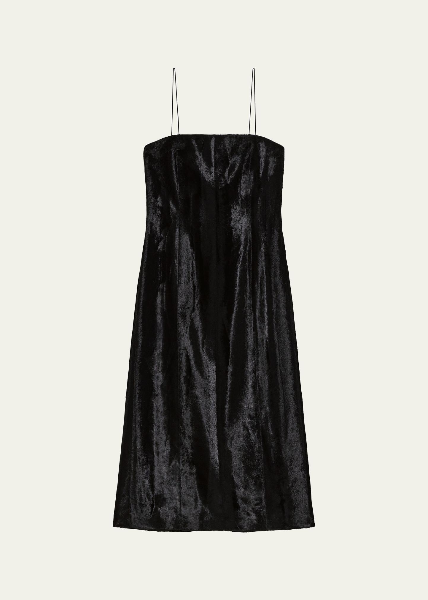 Helmut Lang Sleeveless Faux Pony Midi Dress - Bergdorf Goodman
