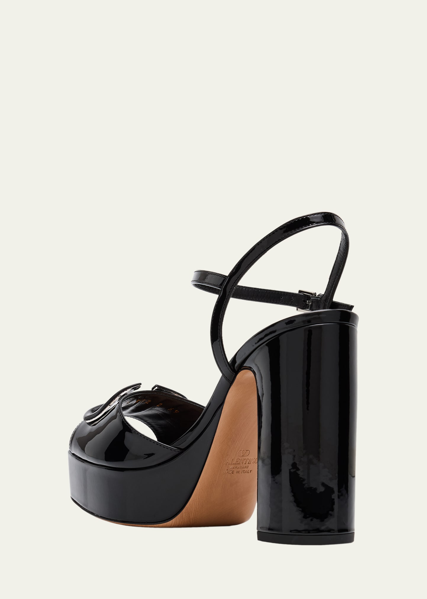 Valentino Garavani 115mm VLogo Signature Patent Leather Platform