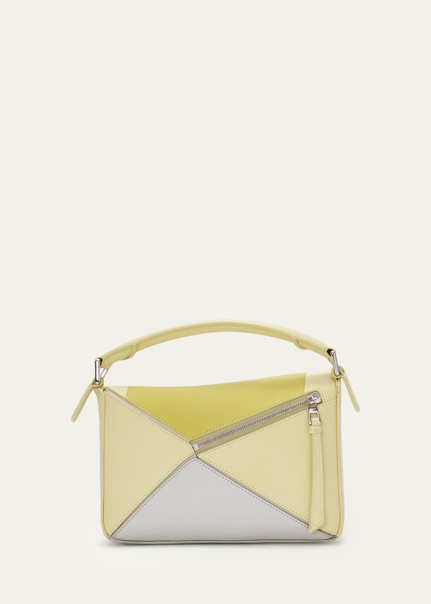 x Albers Puzzle Square Shoulder Bag in Leather