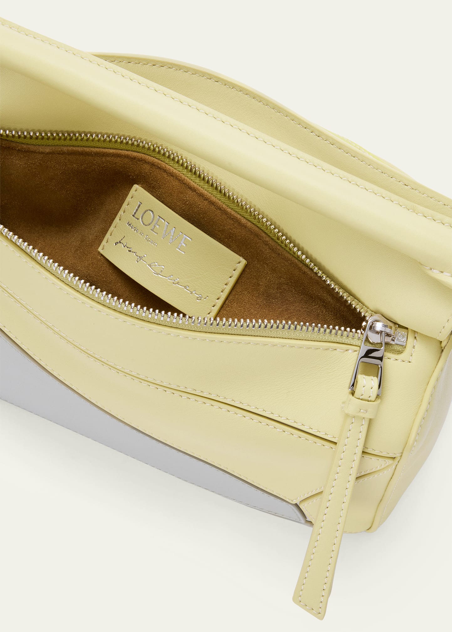 x Albers Puzzle Square Shoulder Bag in Leather