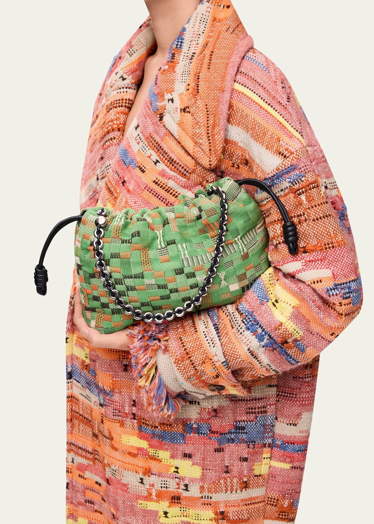 LOEWE x Albers Flamenco Medium Tapestry Crossbody Bag in Cotton