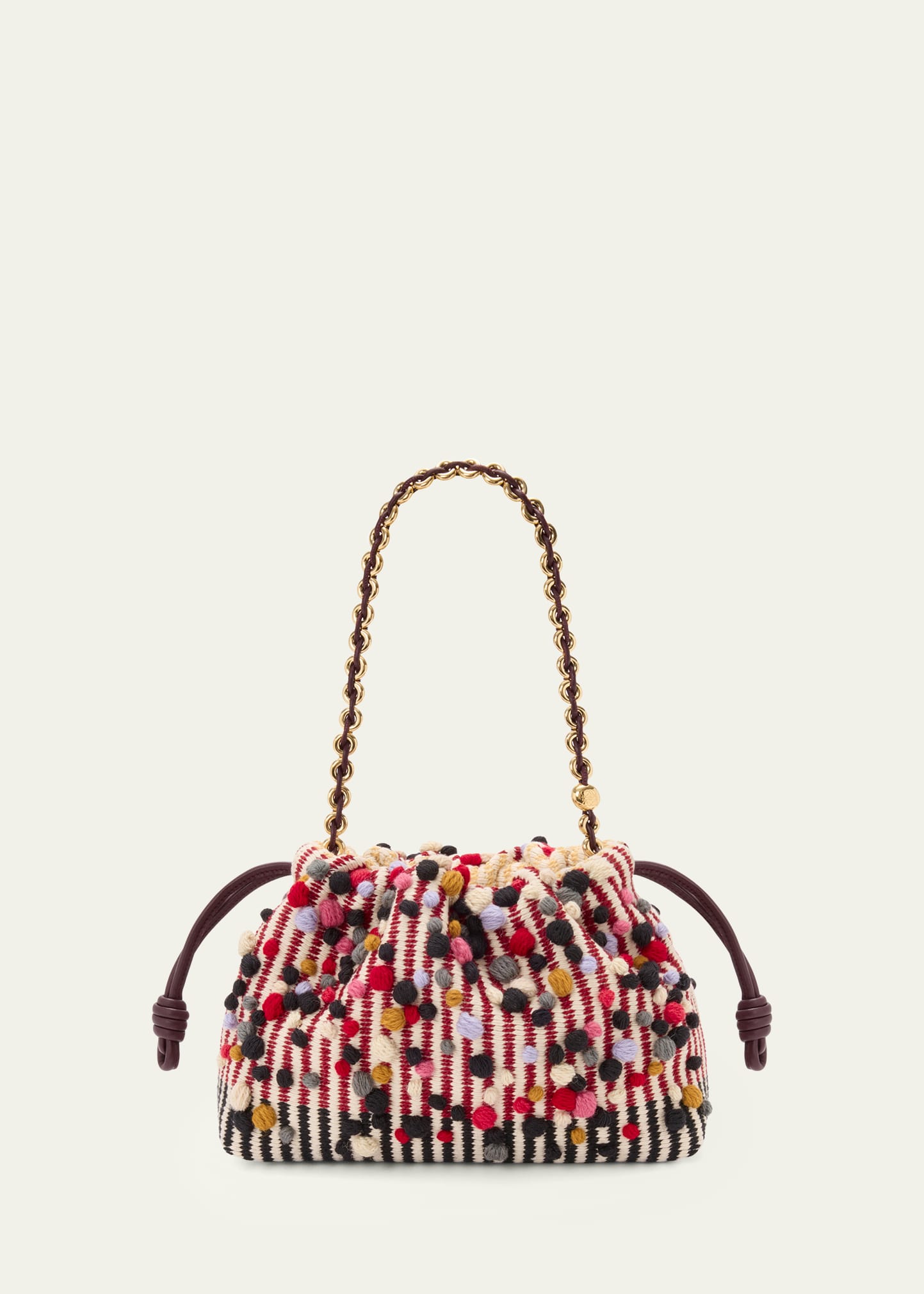Loewe x Albers Flamenco Medium Crossbody Bag in Cotton Jacquard