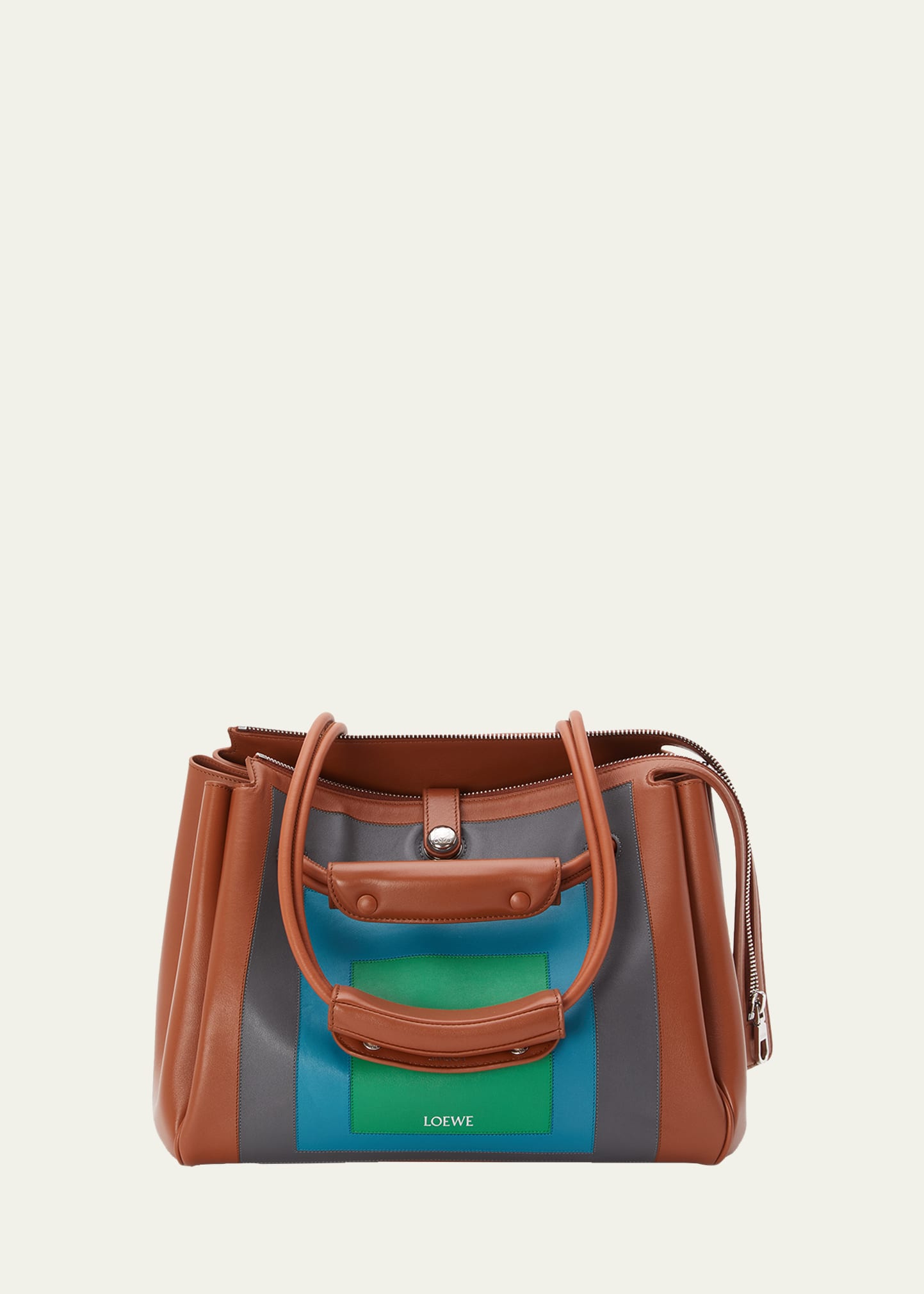 Loewe x Albers Madrid Medium Shoulder Bag in Supple Calfskin