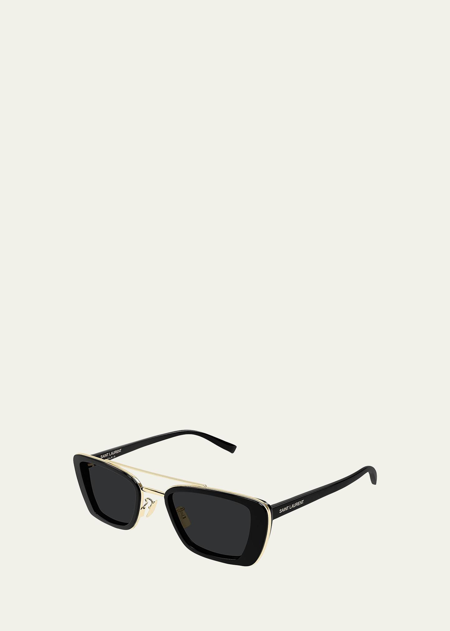 Saint Laurent 50mm Rectangular Sunglasses - Bergdorf Goodman