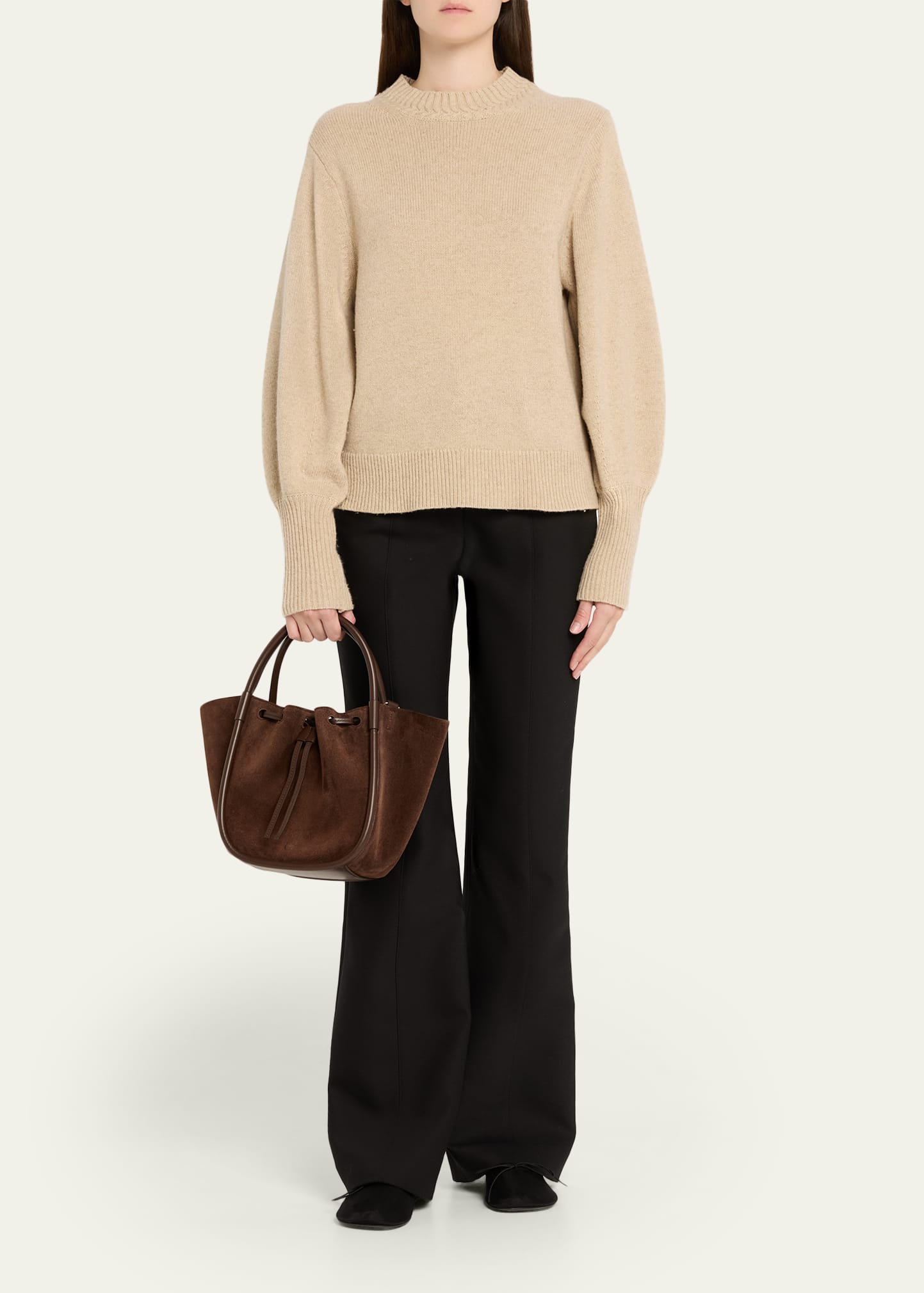 Proenza Schouler Small Ruched Suede Tote Bag - Bergdorf Goodman