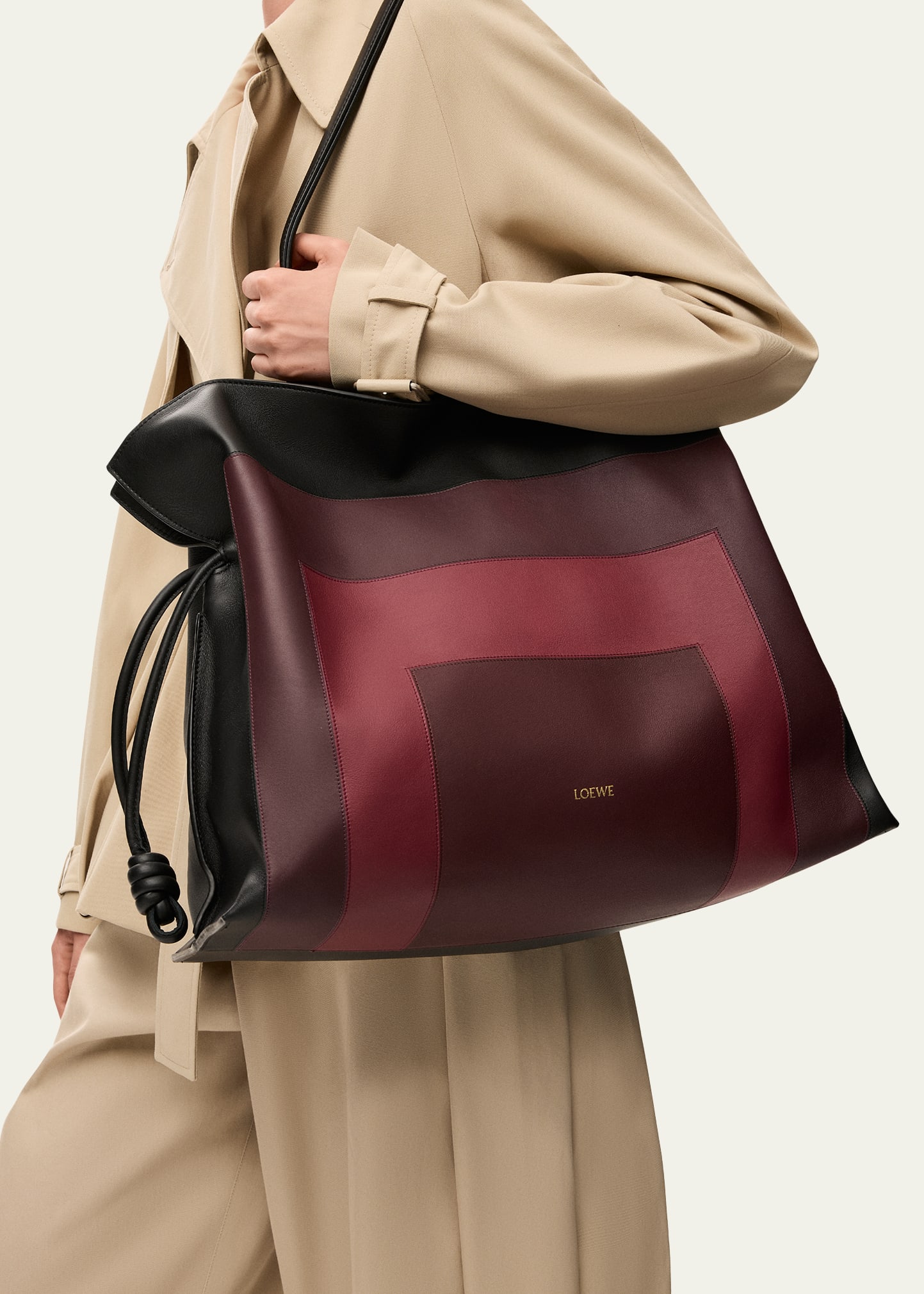 Loewe x Albers Flamenco XL Clutch Bag in Nappa Leather - Bergdorf