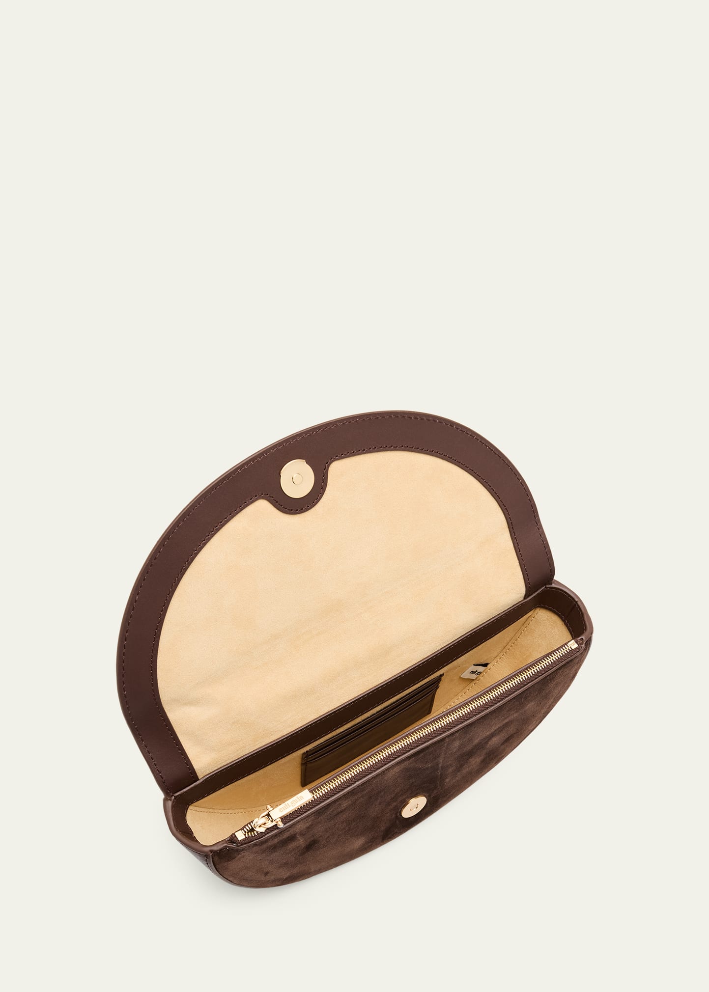 Cult Gaia Azariah Half-Moon Suede Top-Handle Bag - Bergdorf Goodman
