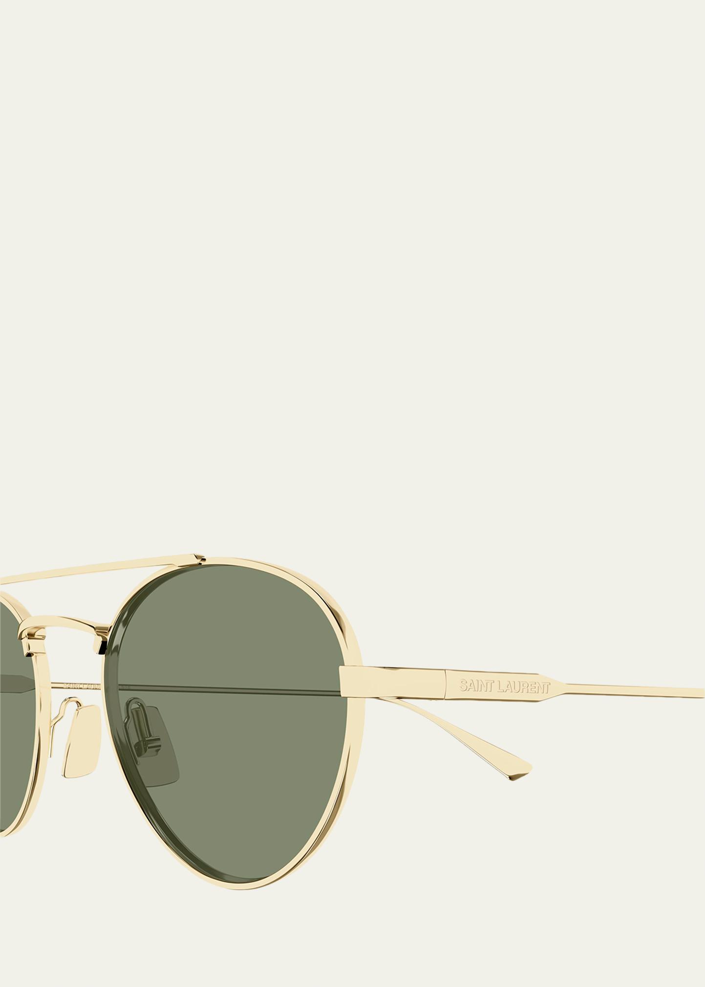 Saint Laurent 51mm Metal Aviator Sunglasses - Bergdorf Goodman