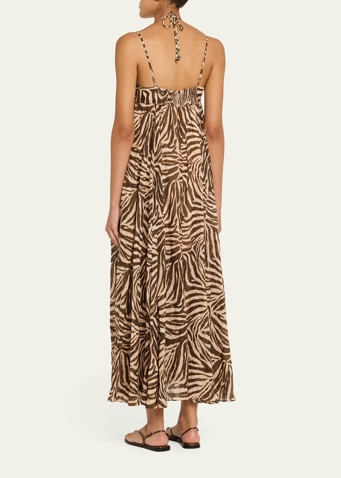 Wanderlust サンプル Zimmermann Wanderlust Zebra Maxi Dress - Bergdorf Goodman