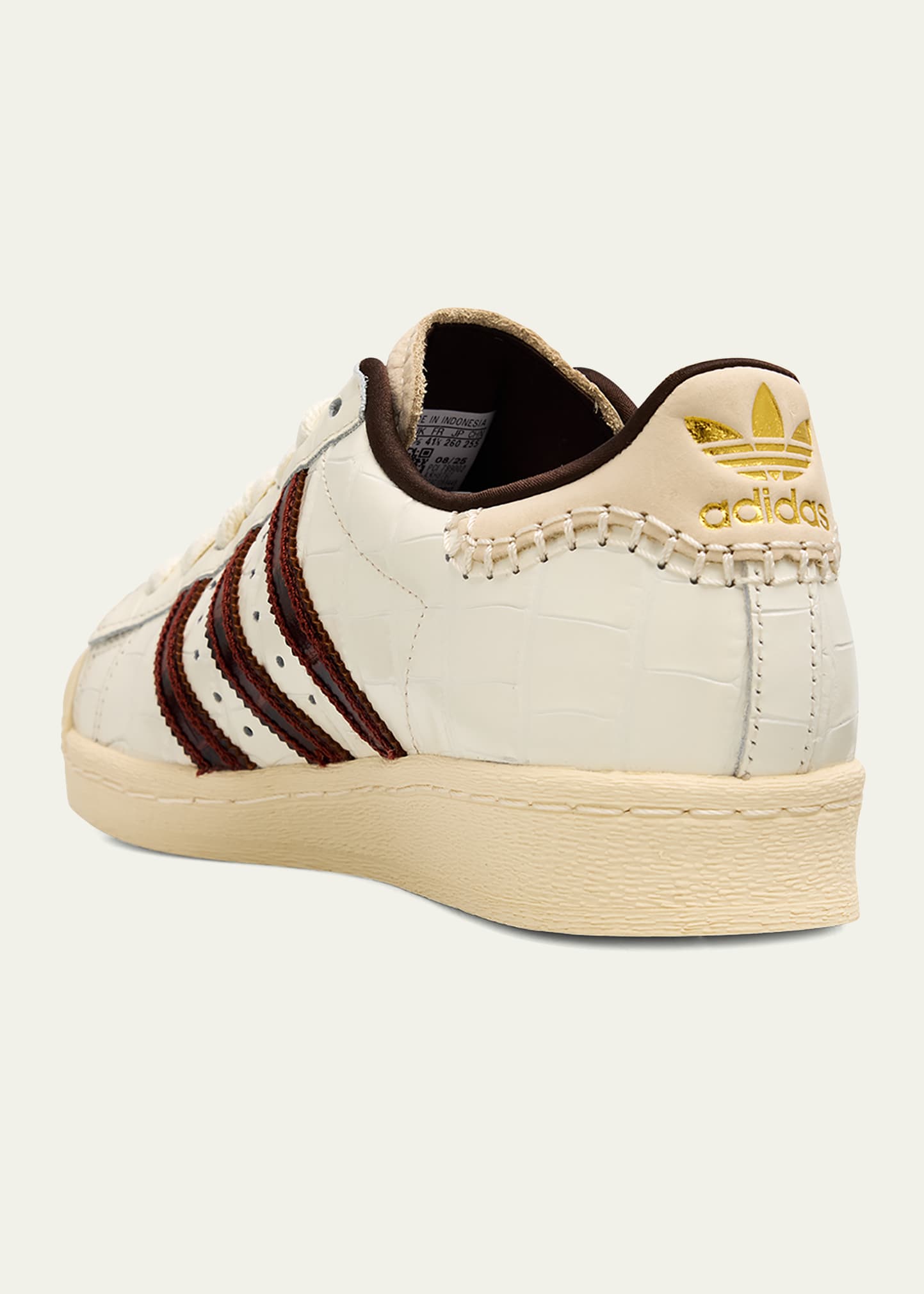 adidas x Wales Bonner Men's Superstar Croc-Embossed Leather