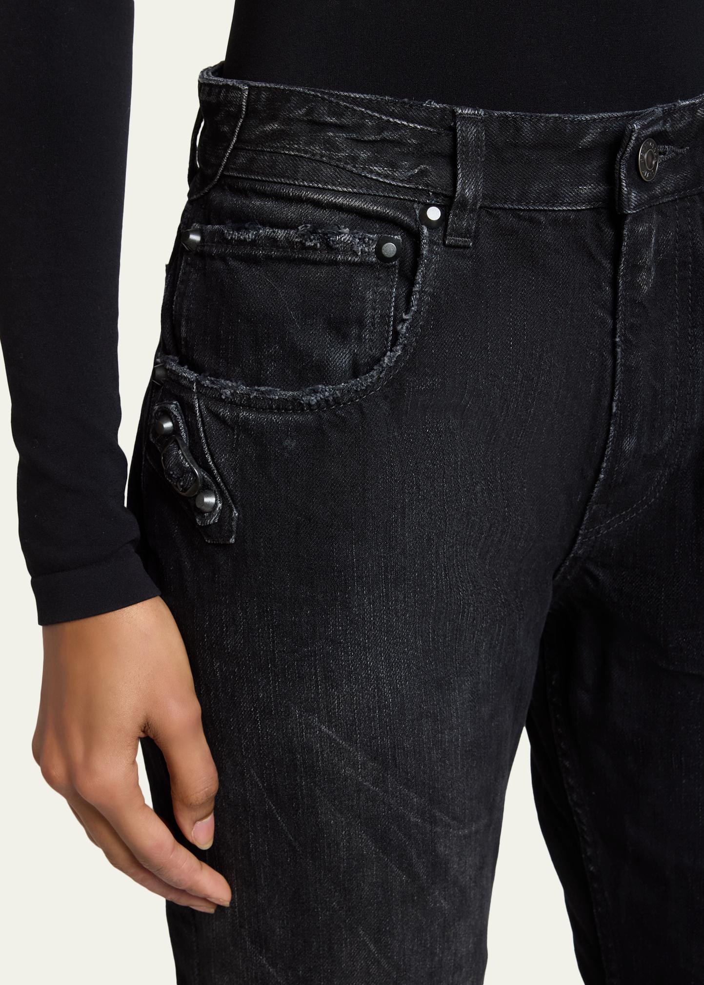 Balenciaga City Straight-Leg Jeans - Bergdorf Goodman
