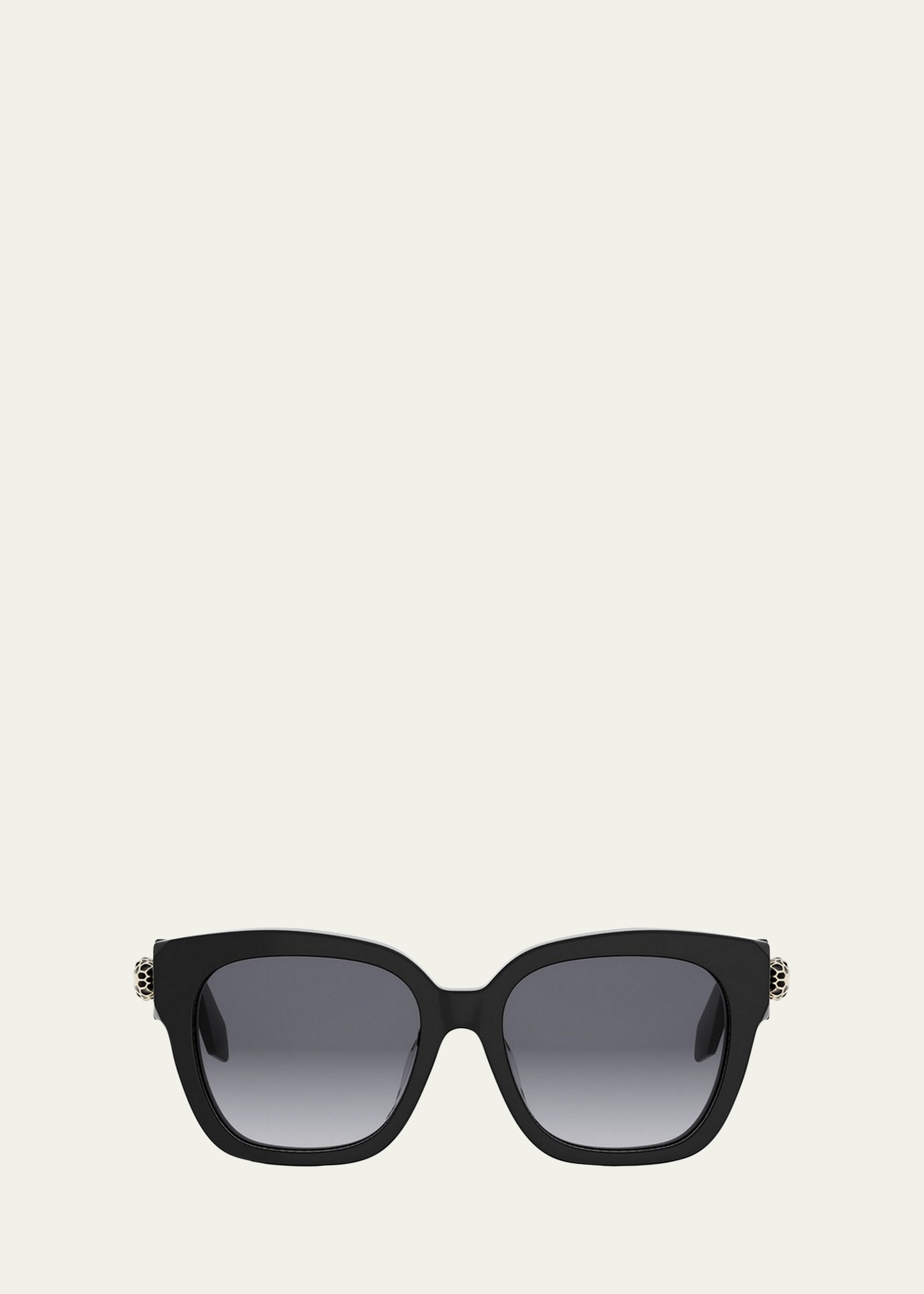 BVLGARI Serpenti Forever 55mm Acetate Butterfly Sunglasses