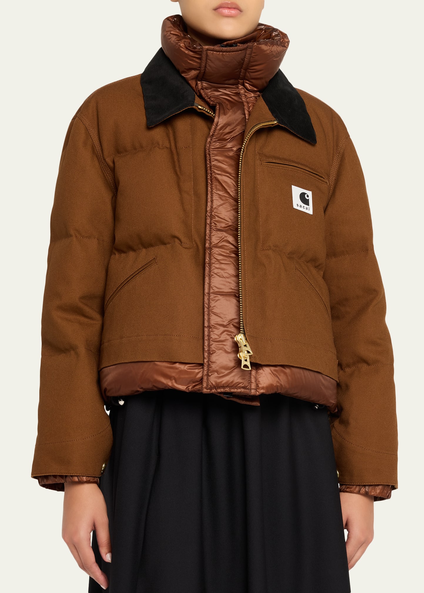 SACAI x Carhartt WIP Duck Puffer Barn Jacket - Bergdorf Goodman