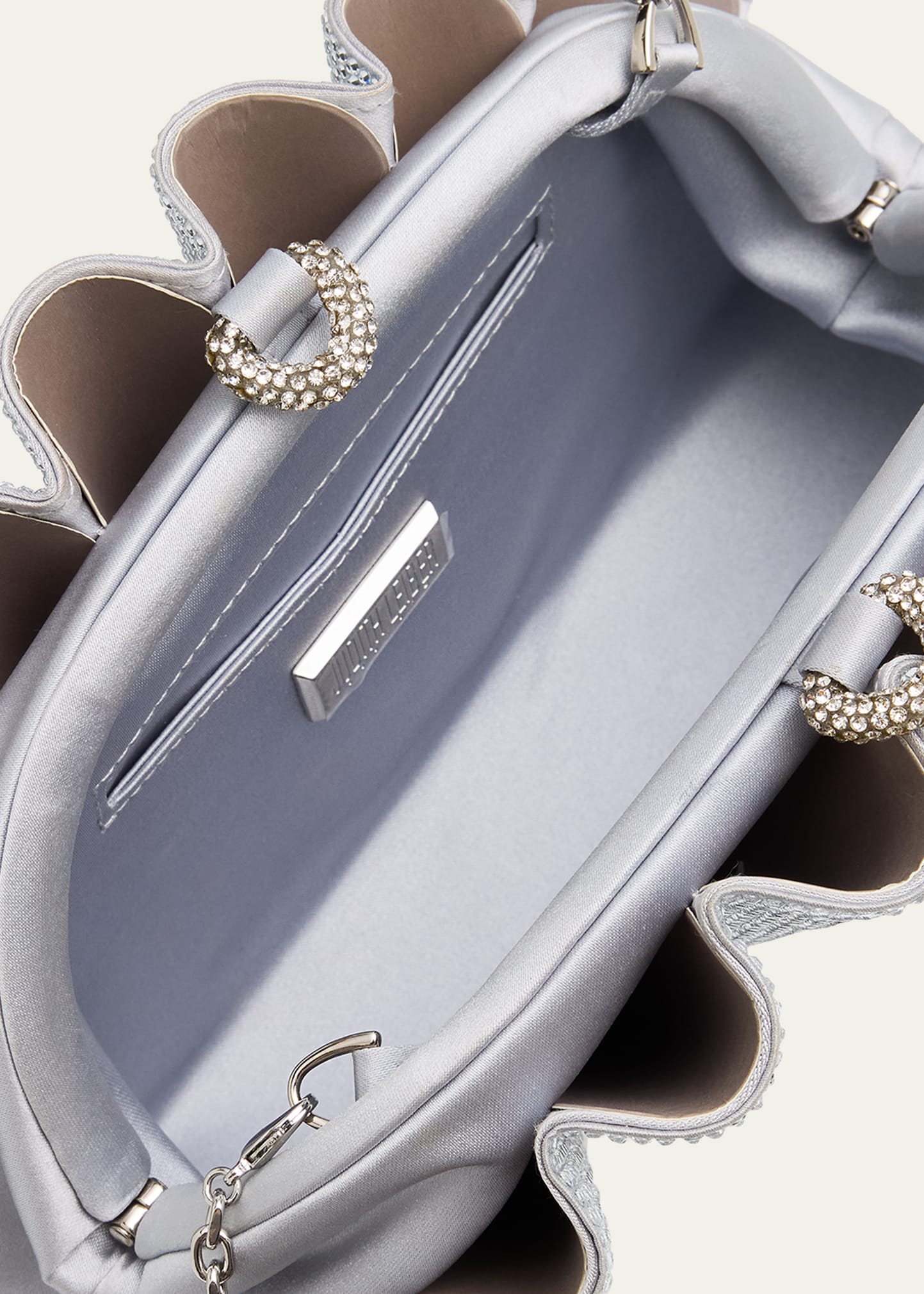 Judith Leiber Couture Origami Crystal Fan Clutch Bag - Bergdorf